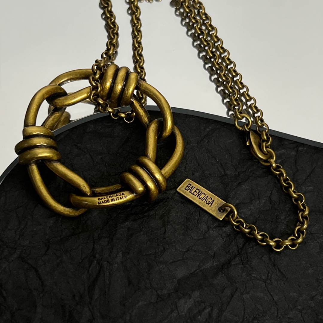 【BALENCIAGA 】ネックレス、新しいネックレス万能シンプルファッションオーナメント-BRAND OFF