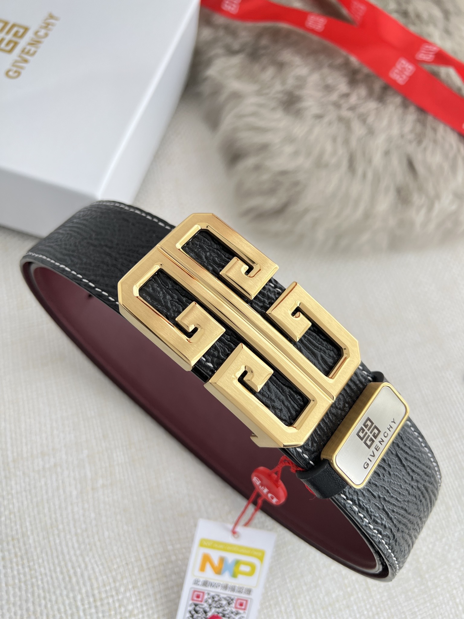 【GIVENCHY】(ジバンシー) 3.8cmベルト メンズ 24706-BRAND OFF