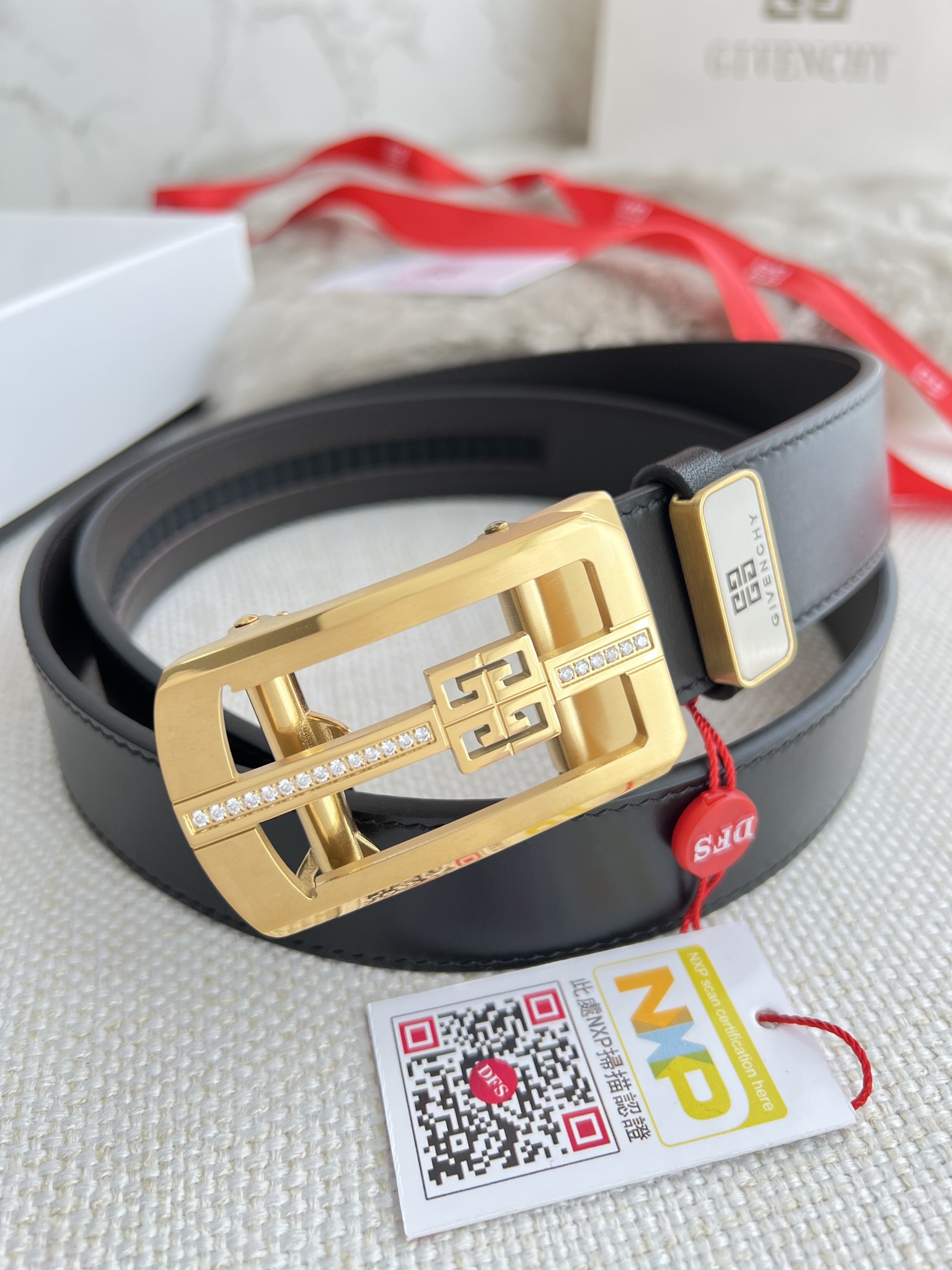【GIVENCHY】(ジバンシー) 3.5cmベルト メンズ-BRAND OFF