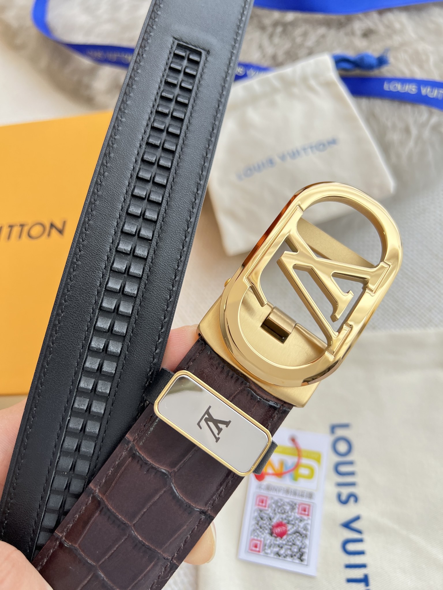 【LOUIS VUITTON】(ルイヴィトン) 3.5cmベルト メンズ-BRAND OFF