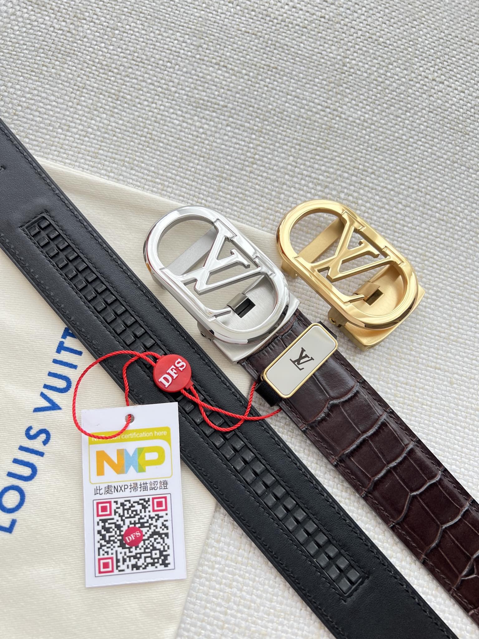 【LOUIS VUITTON】(ルイヴィトン) 3.5cmベルト メンズ-BRAND OFF