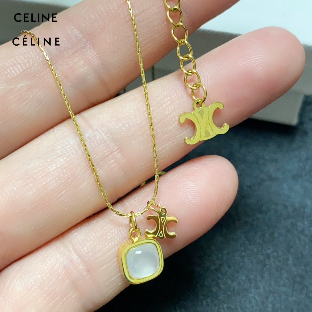 【CELINE】ネックレス、新しいネックレス万能シンプルファッションオーナメント-BRAND OFF