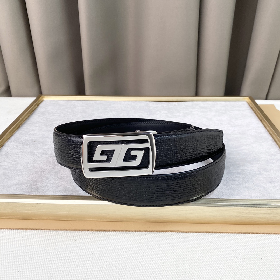 【GIVENCHY】(ジバンシー) 3.5cmベルト メンズ-BRAND OFF