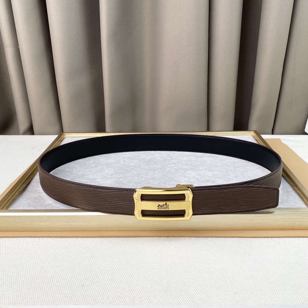 【HERMES】(エルメス) 3.5cm   ベルト メンズ-BRAND OFF