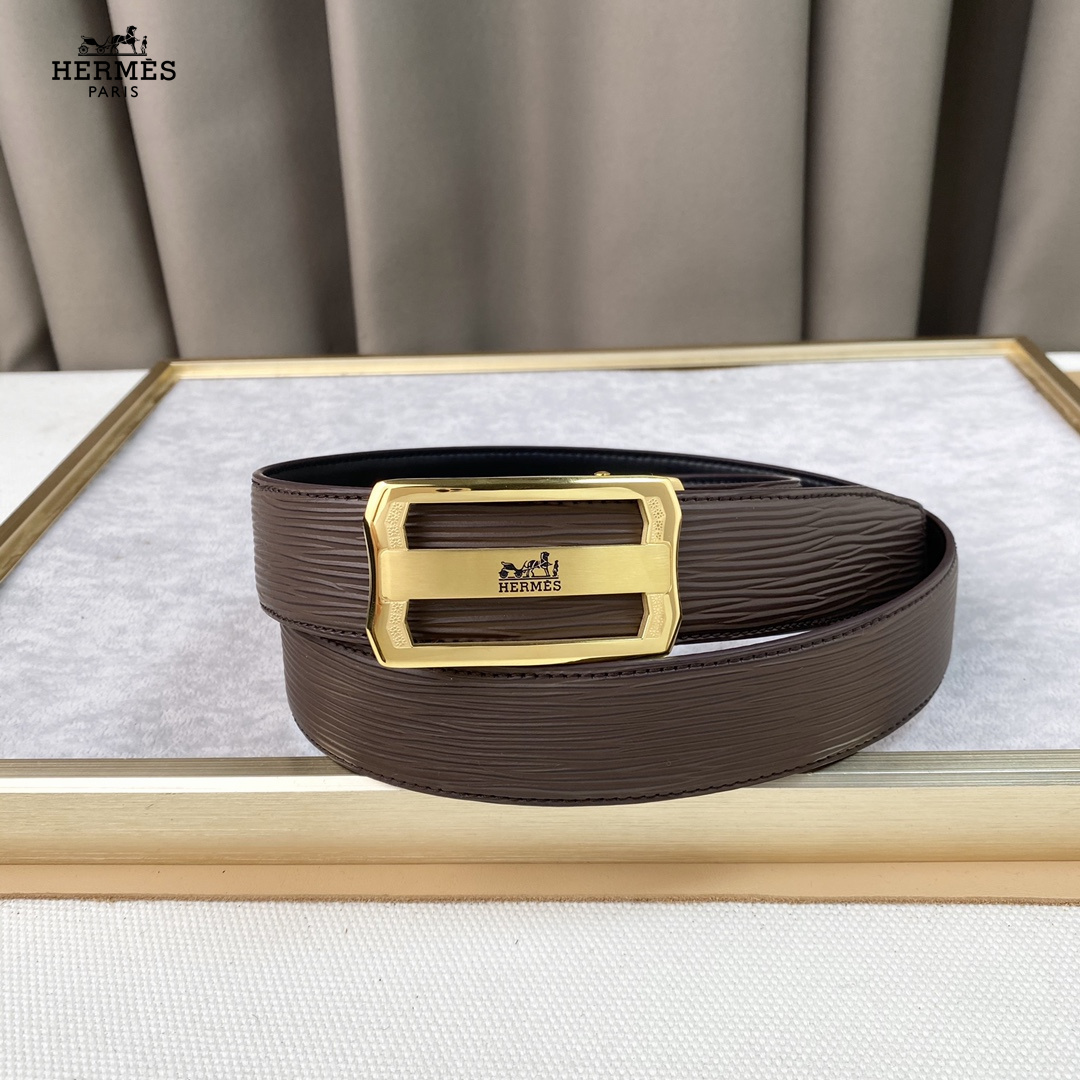 【HERMES】(エルメス) 3.5cm   ベルト メンズ-BRAND OFF