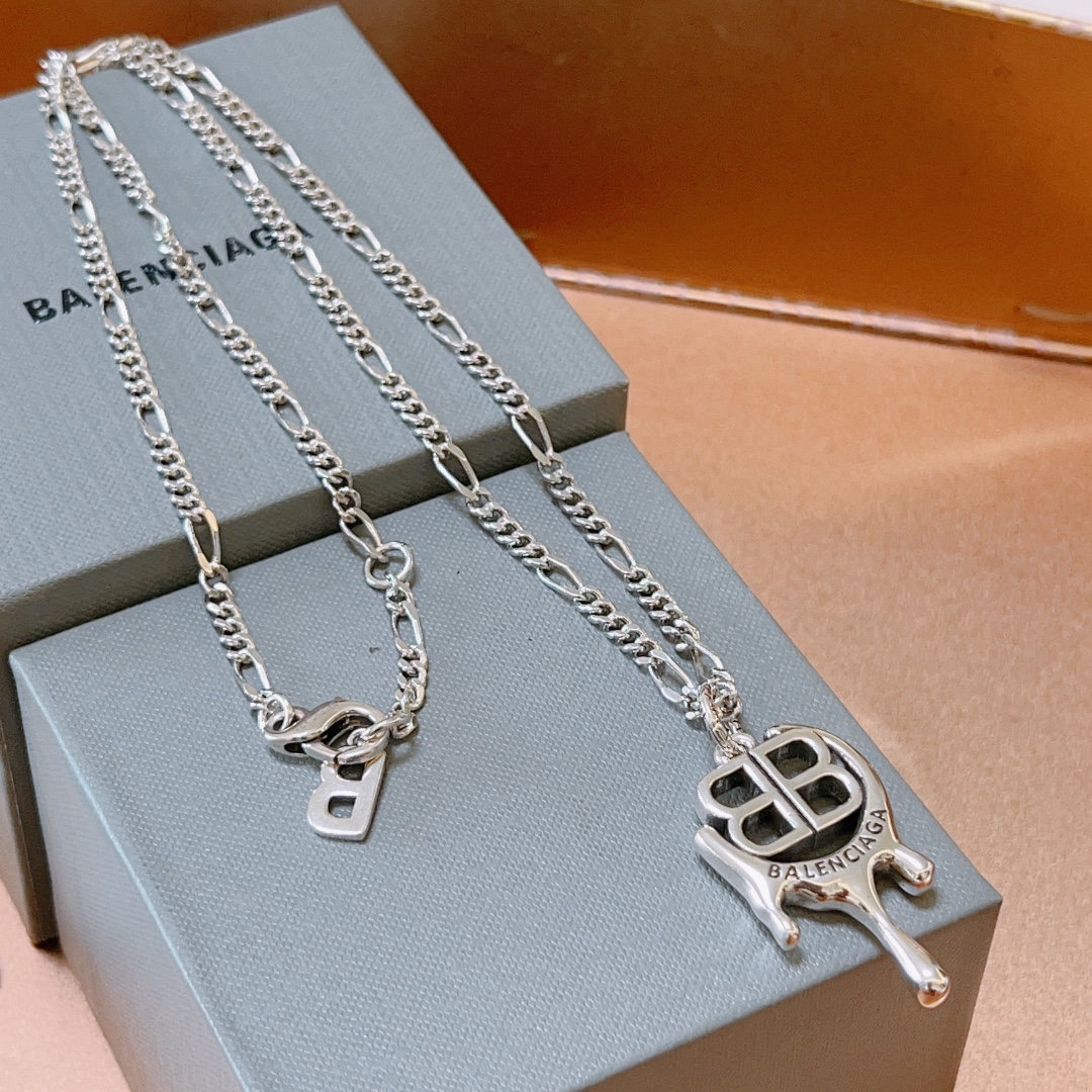 【BALENCIAGA 】ネックレス、新しいネックレス万能シンプルファッションオーナメント-BRAND OFF