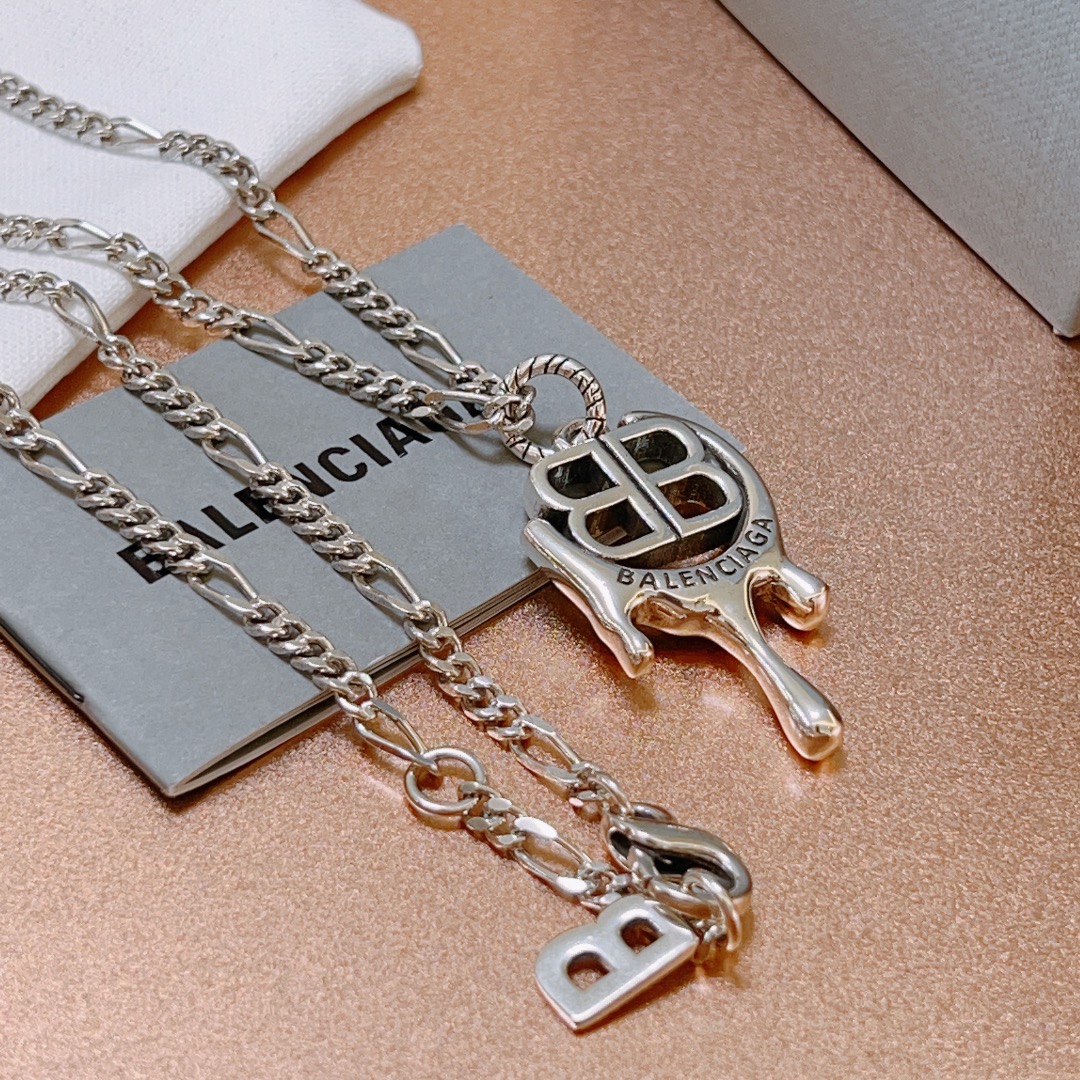 【BALENCIAGA 】ネックレス、新しいネックレス万能シンプルファッションオーナメント-BRAND OFF