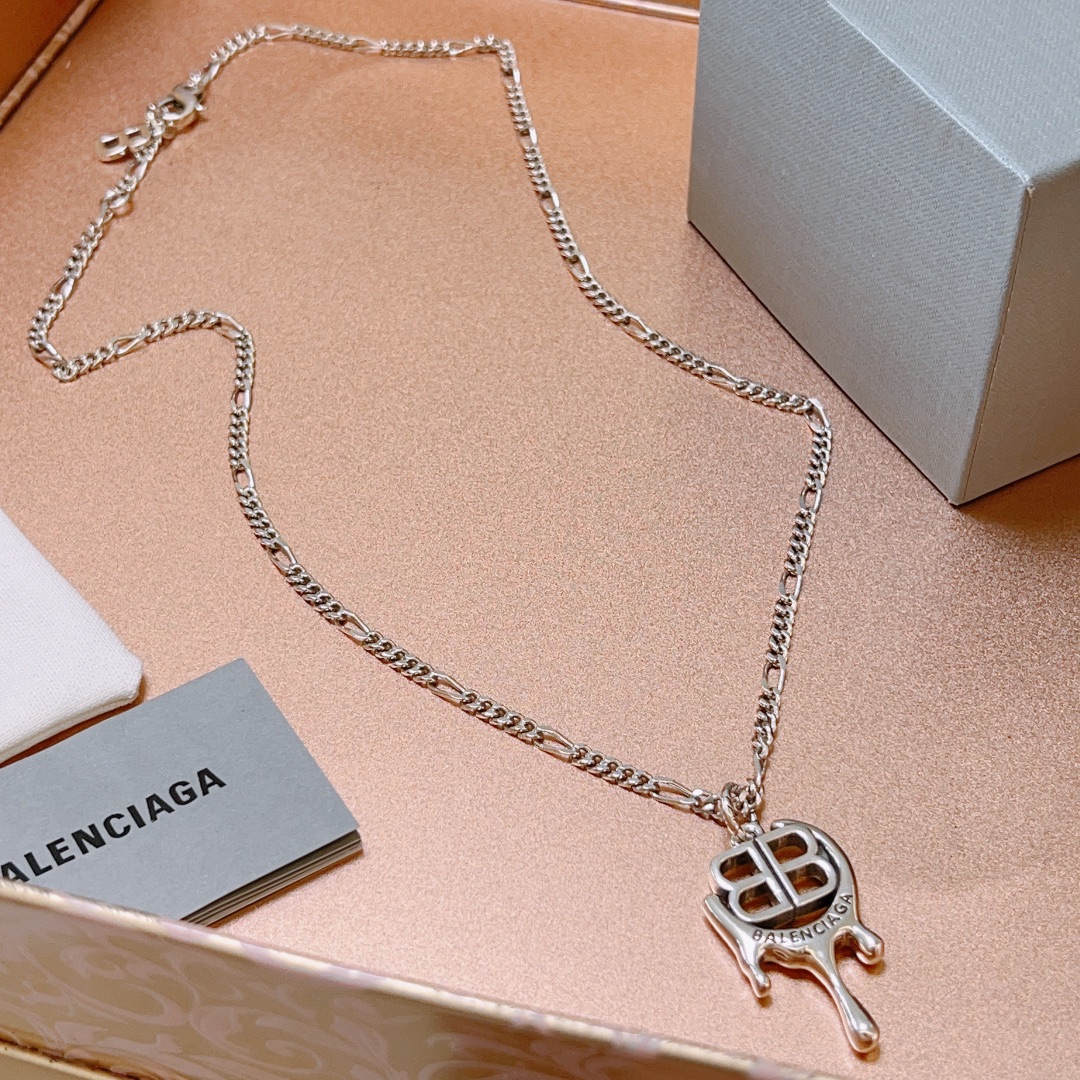 【BALENCIAGA 】ネックレス、新しいネックレス万能シンプルファッションオーナメント-BRAND OFF