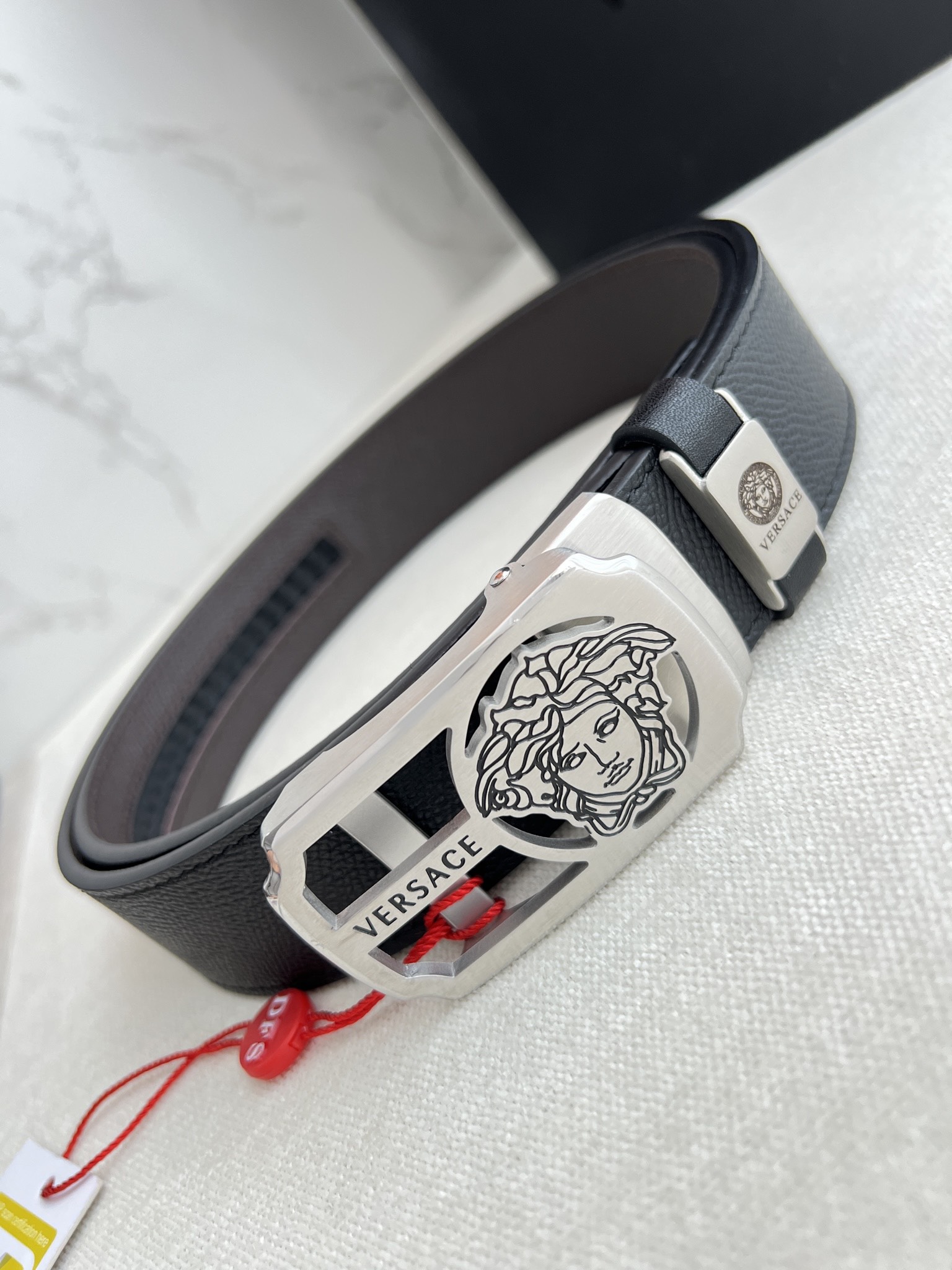 【VERSACE】(ヴェルサーチ) 3.8cmベルト メンズ 240903-BRAND OFF