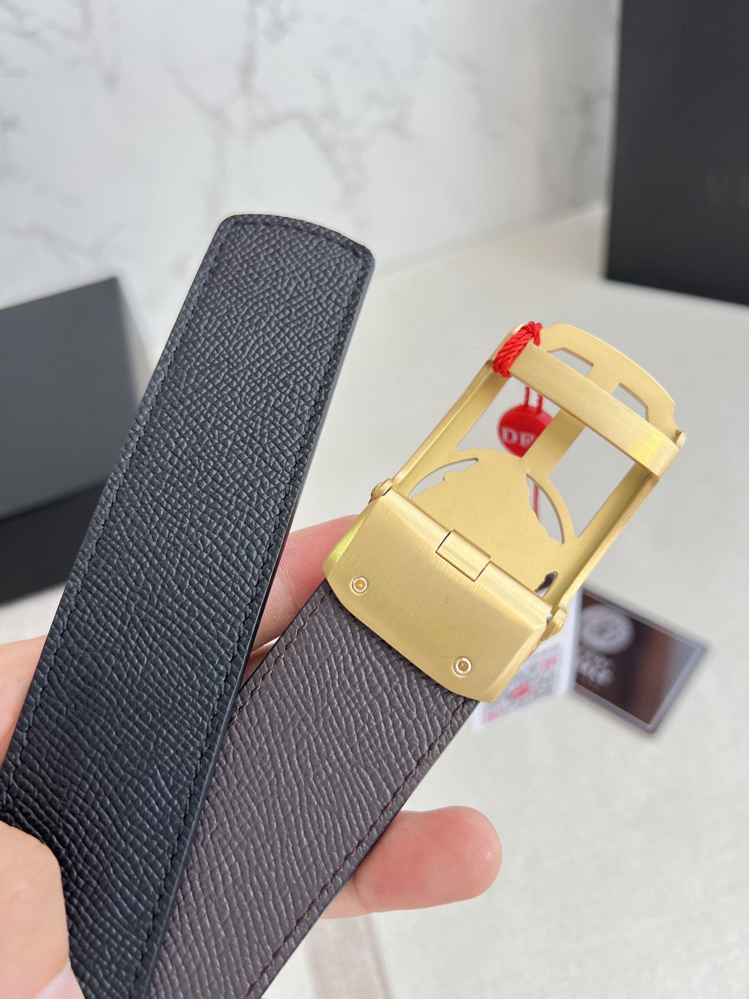 【VERSACE】(ヴェルサーチ) 3.8cmベルト メンズ 240903-BRAND OFF