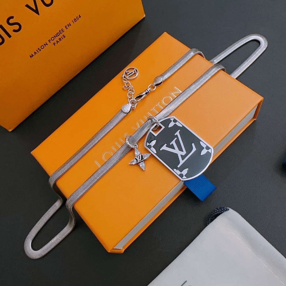 【2026】【LOUIS VUITTON】ネックレス、新しいネックレス万能シンプルファッションオーナメント-BRAND OFF