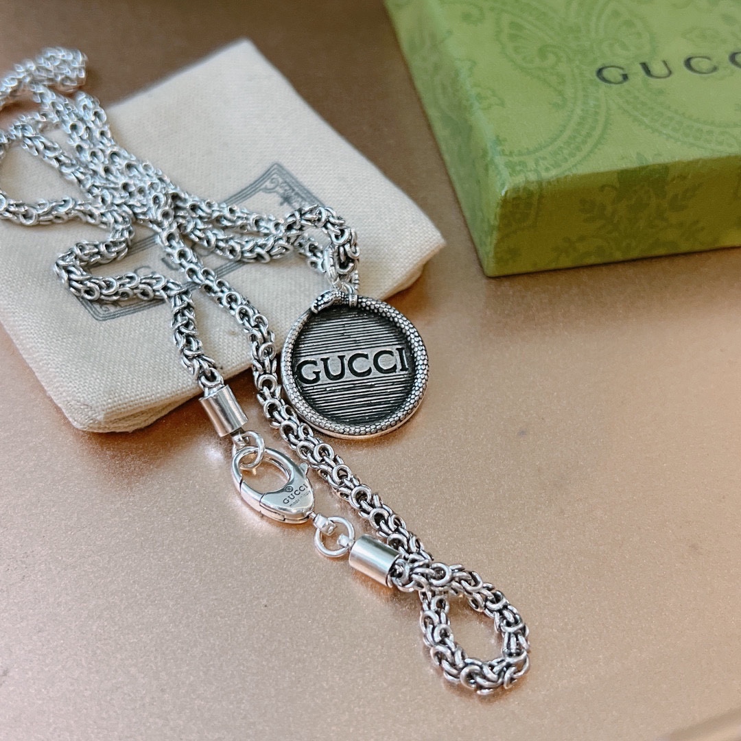 【GUCCI】ネックレス、新しいネックレス万能シンプルファッションオーナメント-BRAND OFF