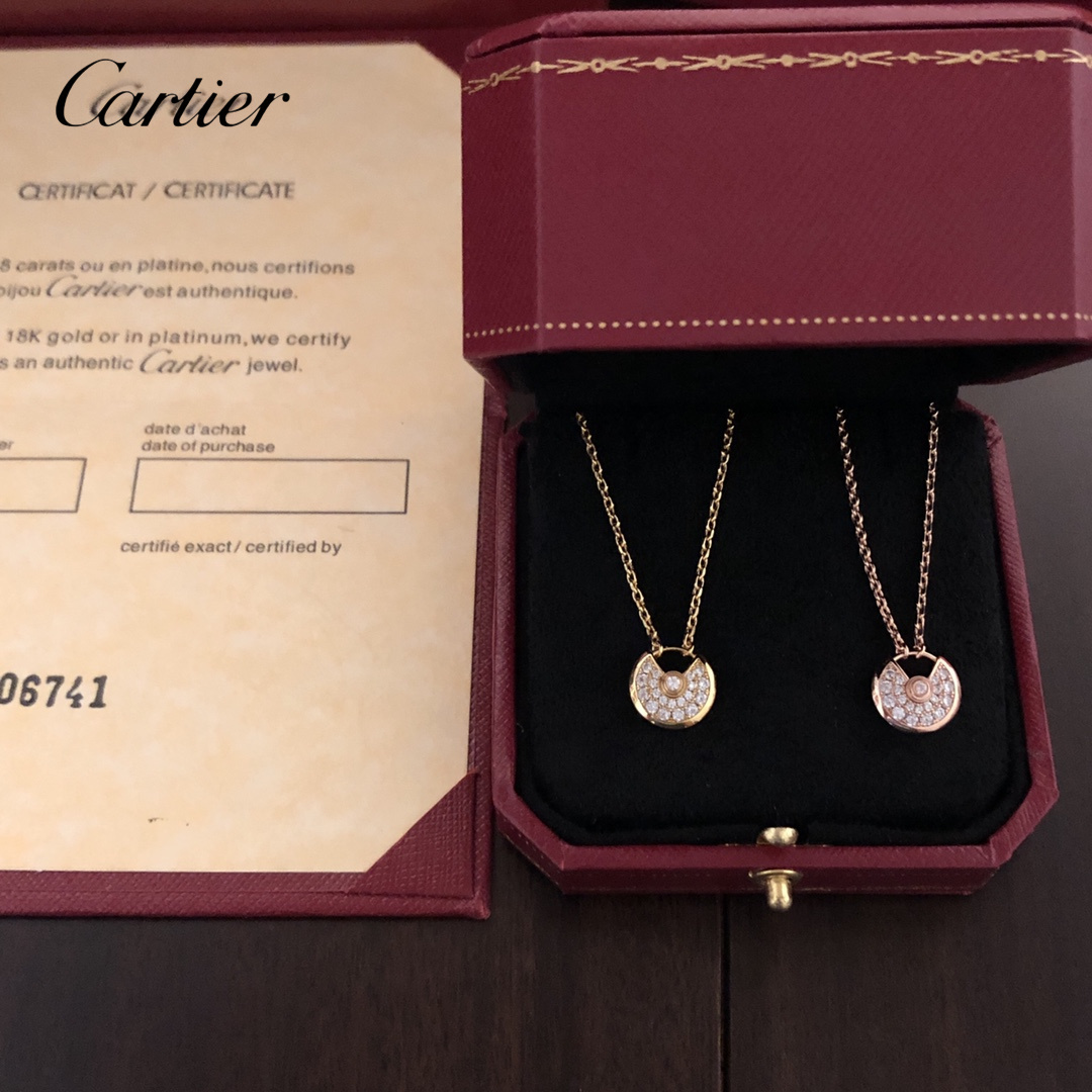 【CARTIER】ネックレス、新しいネックレス万能シンプルファッションオーナメント-BRAND OFF