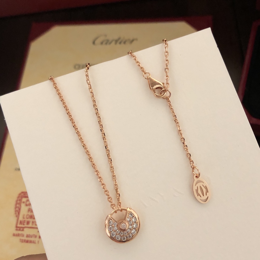 【CARTIER】ネックレス、新しいネックレス万能シンプルファッションオーナメント-BRAND OFF