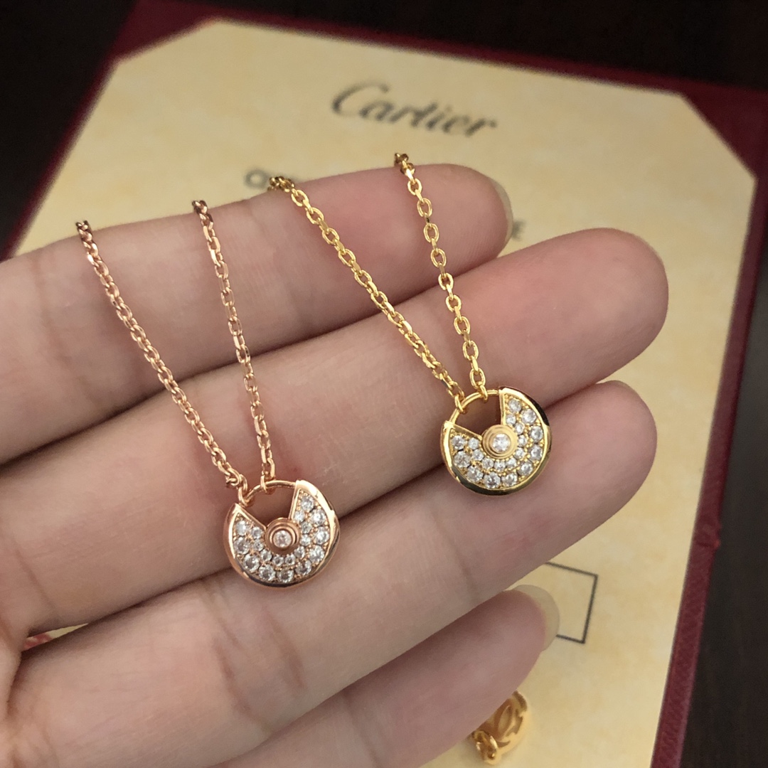 【CARTIER】ネックレス、新しいネックレス万能シンプルファッションオーナメント-BRAND OFF