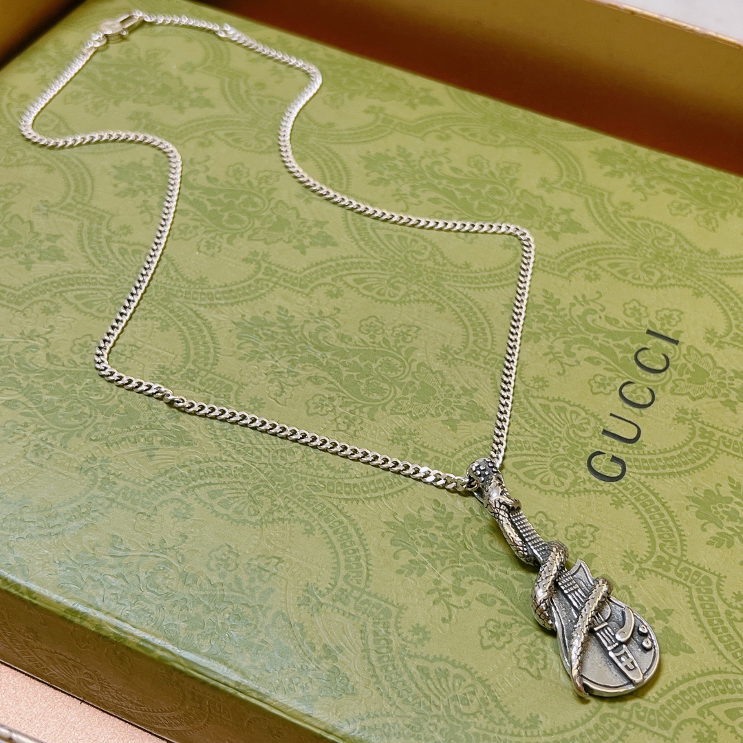 【GUCCI】ネックレス、新しいネックレス万能シンプルファッションオーナメント-BRAND OFF