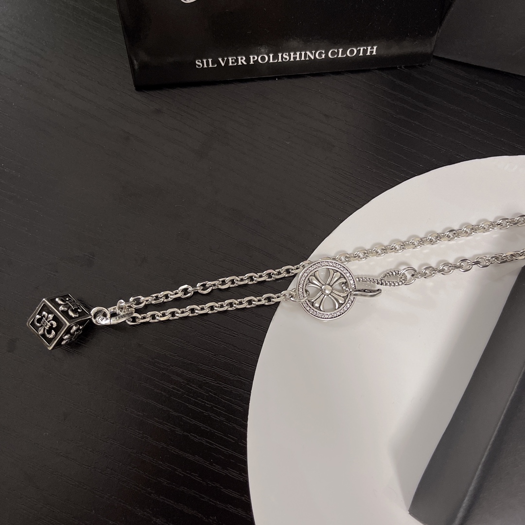 【CHROME HEARTS】ネックレス、新しいネックレス万能シンプルファッションオーナメント240812-BRAND OFF