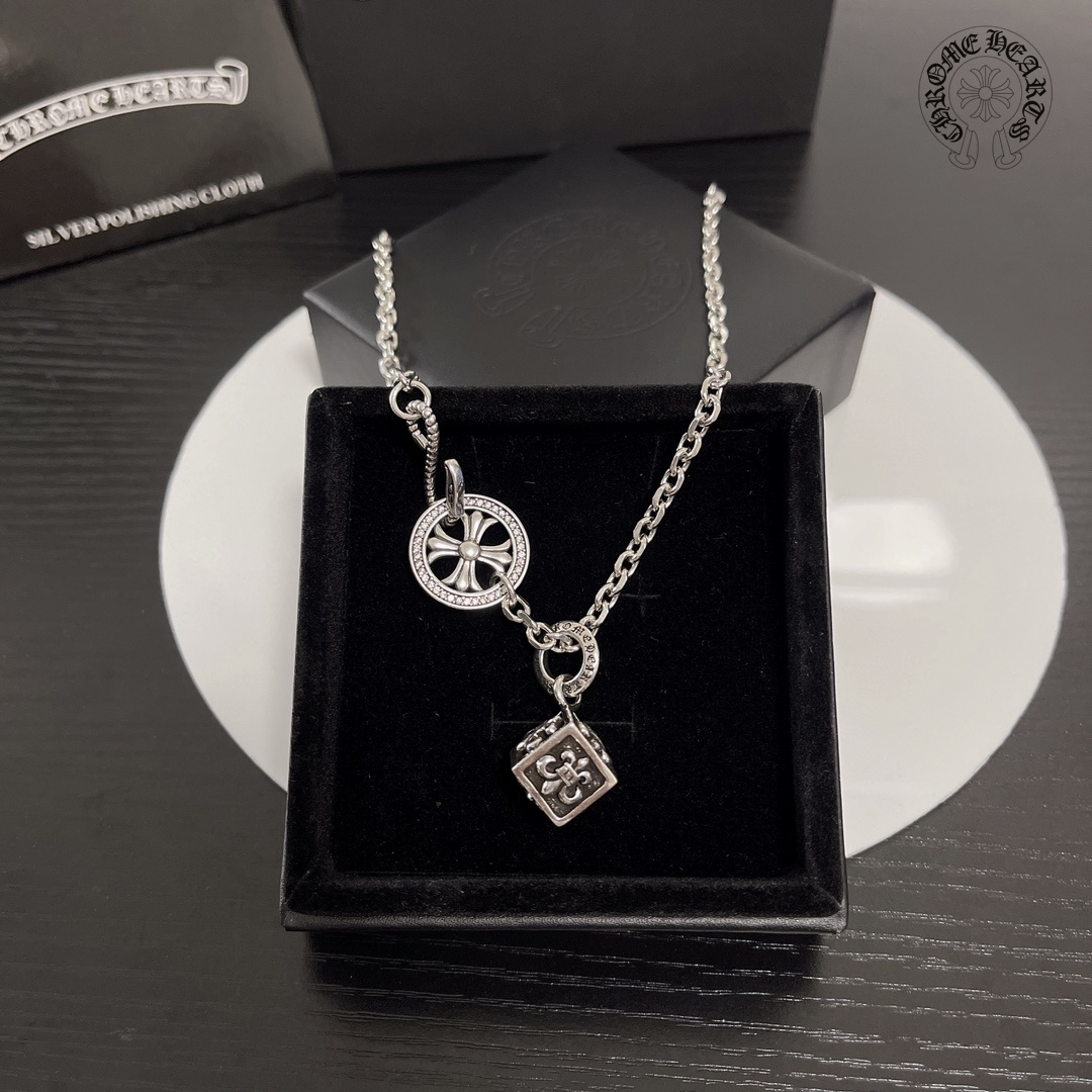 【CHROME HEARTS】ネックレス、新しいネックレス万能シンプルファッションオーナメント240812-BRAND OFF