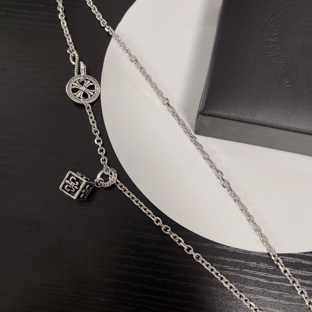 【CHROME HEARTS】ネックレス、新しいネックレス万能シンプルファッションオーナメント240812-BRAND OFF