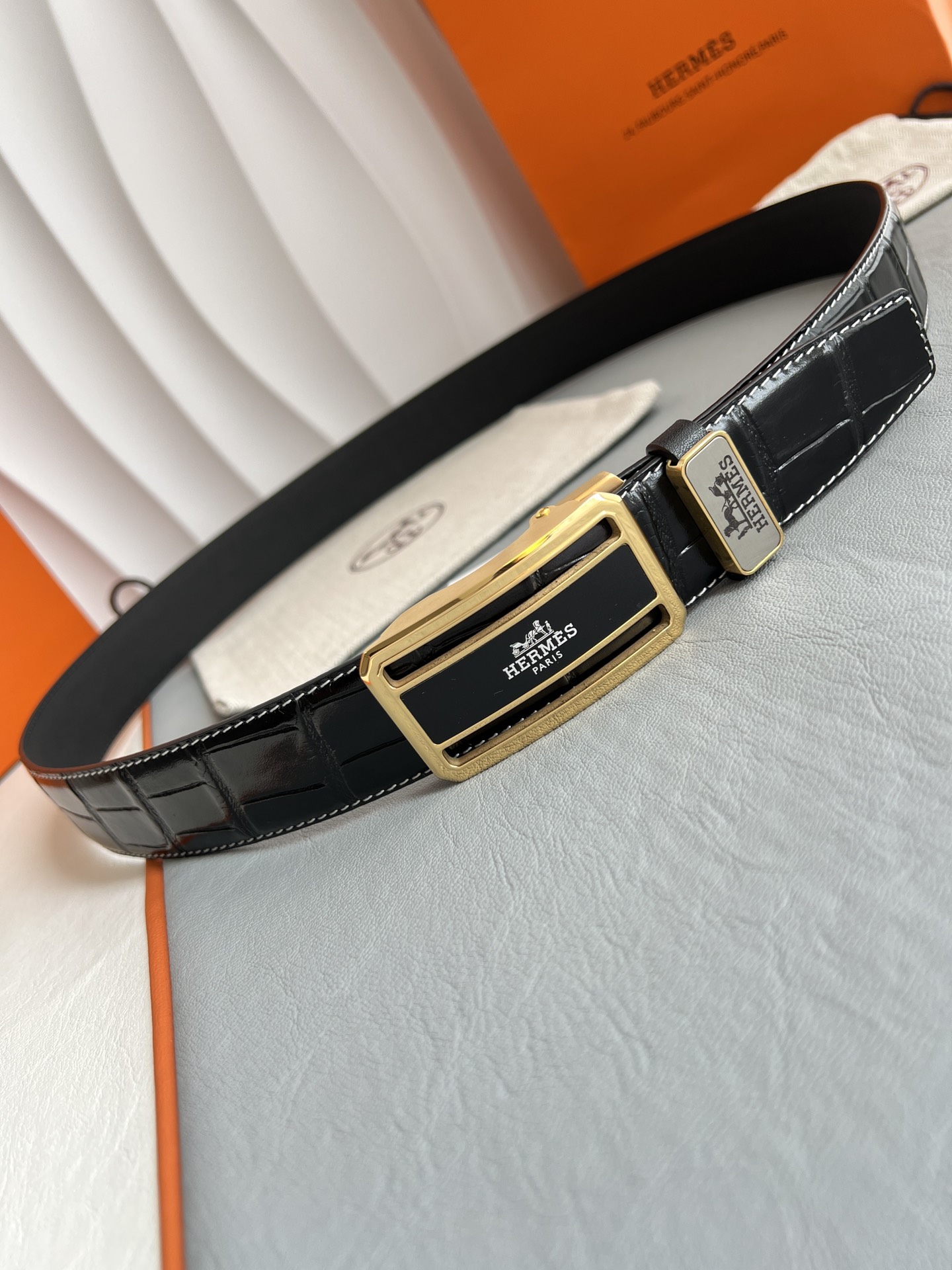 【Hermès】(エルメス) 3.5cmベルト メンズ 24706-BRAND OFF