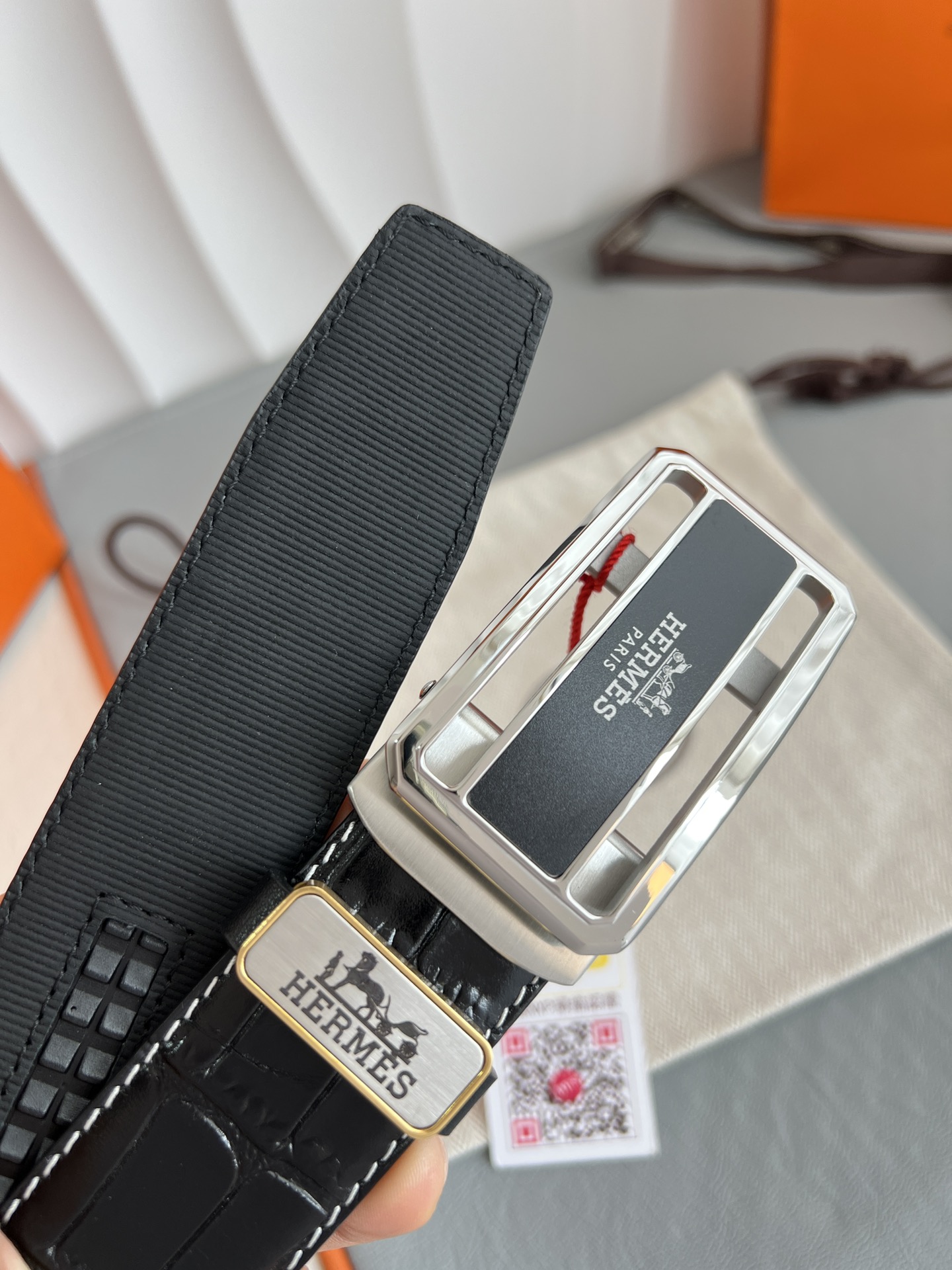 【Hermès】(エルメス) 3.5cmベルト メンズ 24706-BRAND OFF
