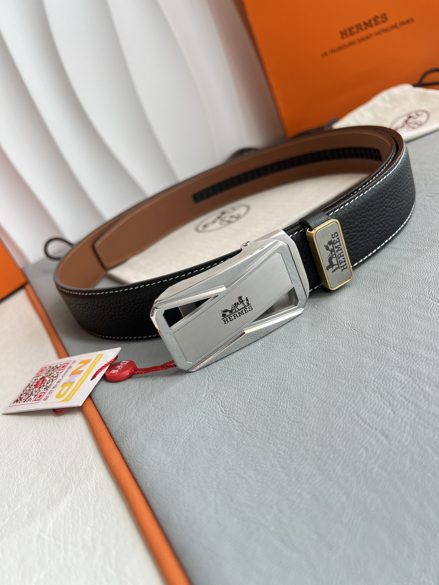 【Hermès】(エルメス) 3.5cmベルト メンズ 24706-BRAND OFF