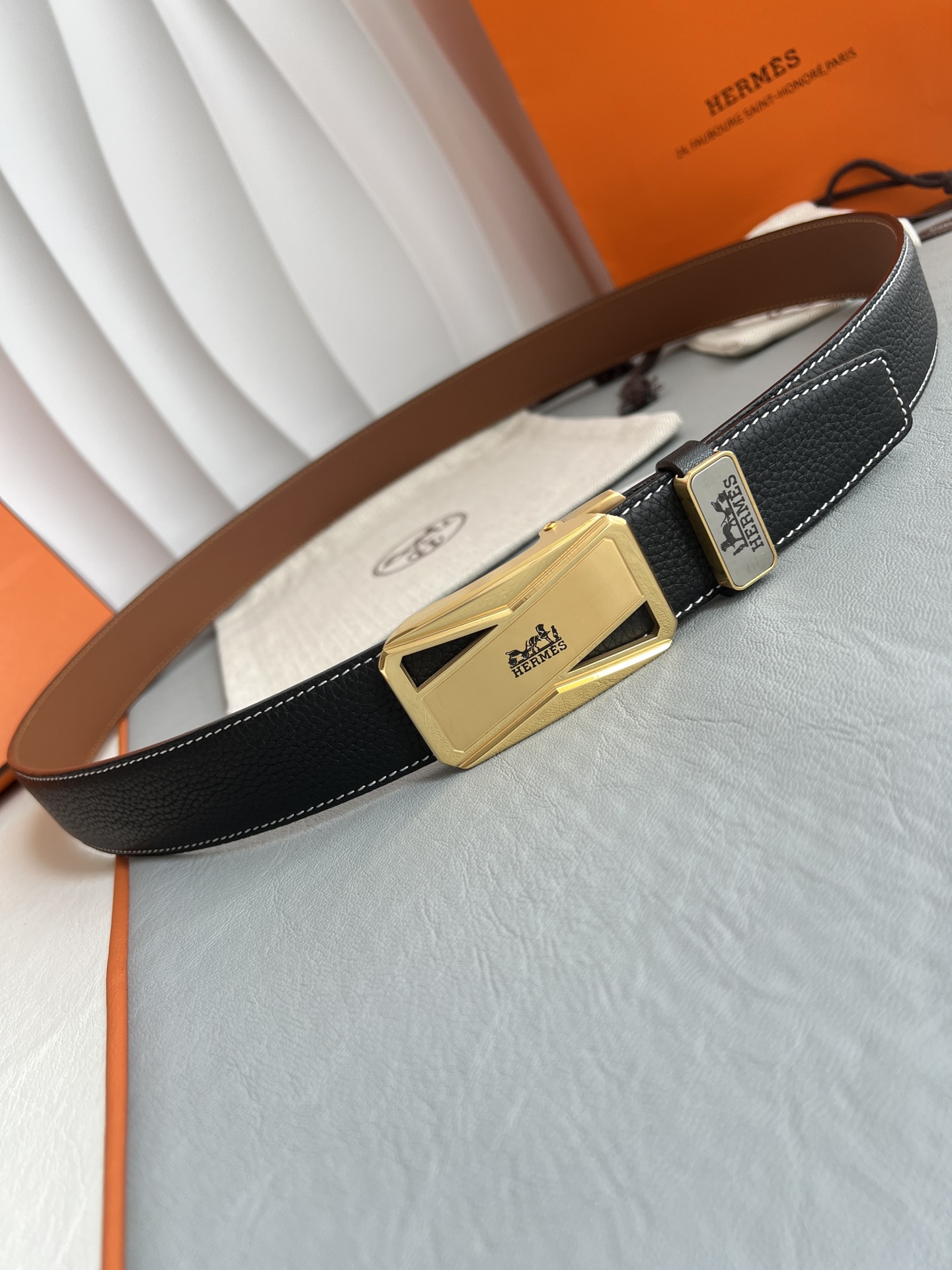 【Hermès】(エルメス) 3.5cmベルト メンズ 24706-BRAND OFF