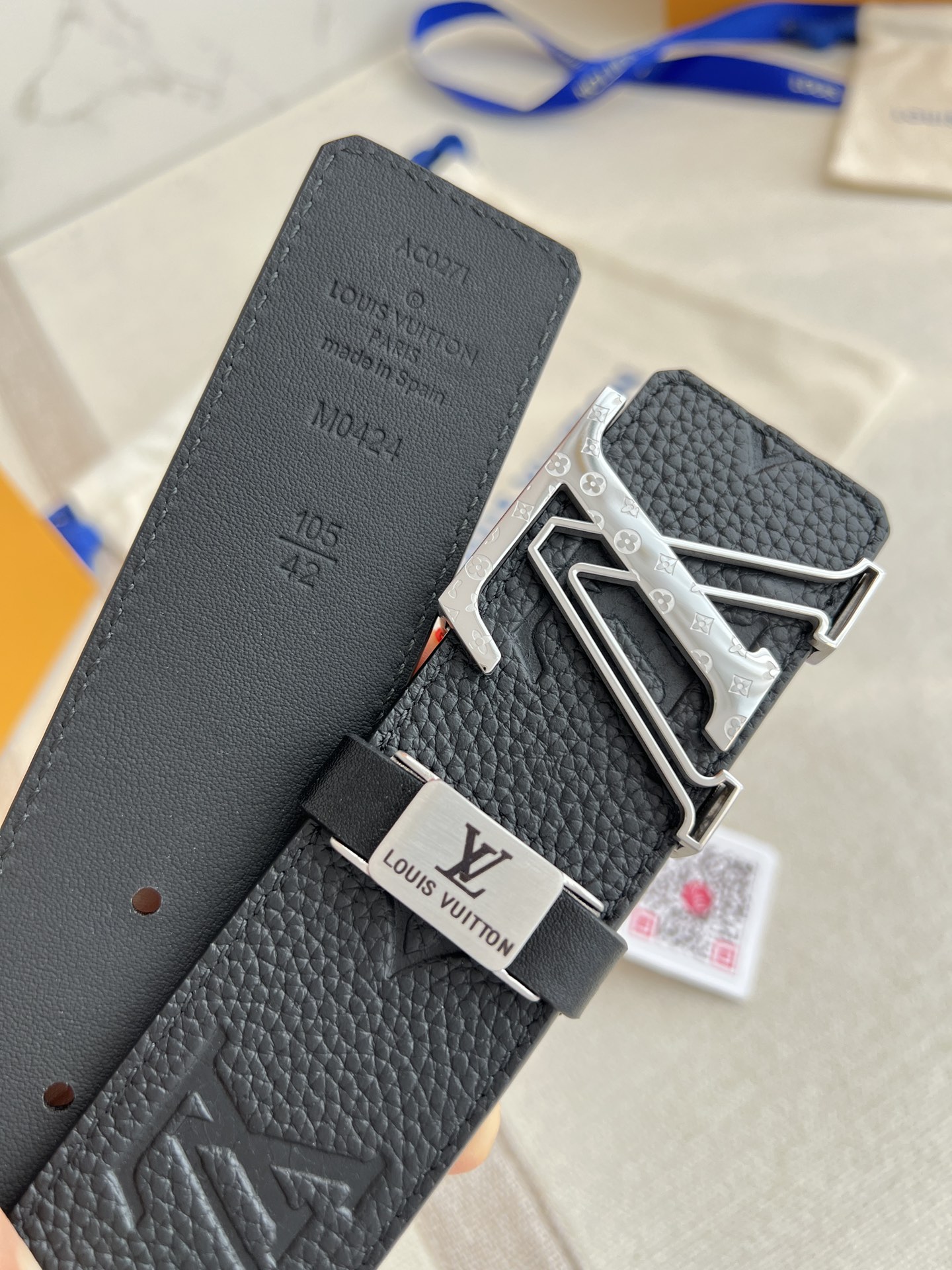 【2026】【LOUIS VUITTON】(ルイヴィトン) 3.8cmベルト メンズ  24706-BRAND OFF