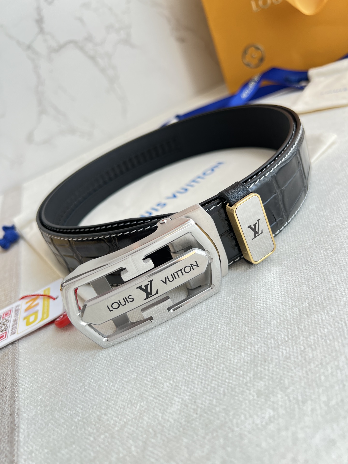【LOUIS VUITTON】(ルイヴィトン) 3.5cmベルト メンズ-BRAND OFF