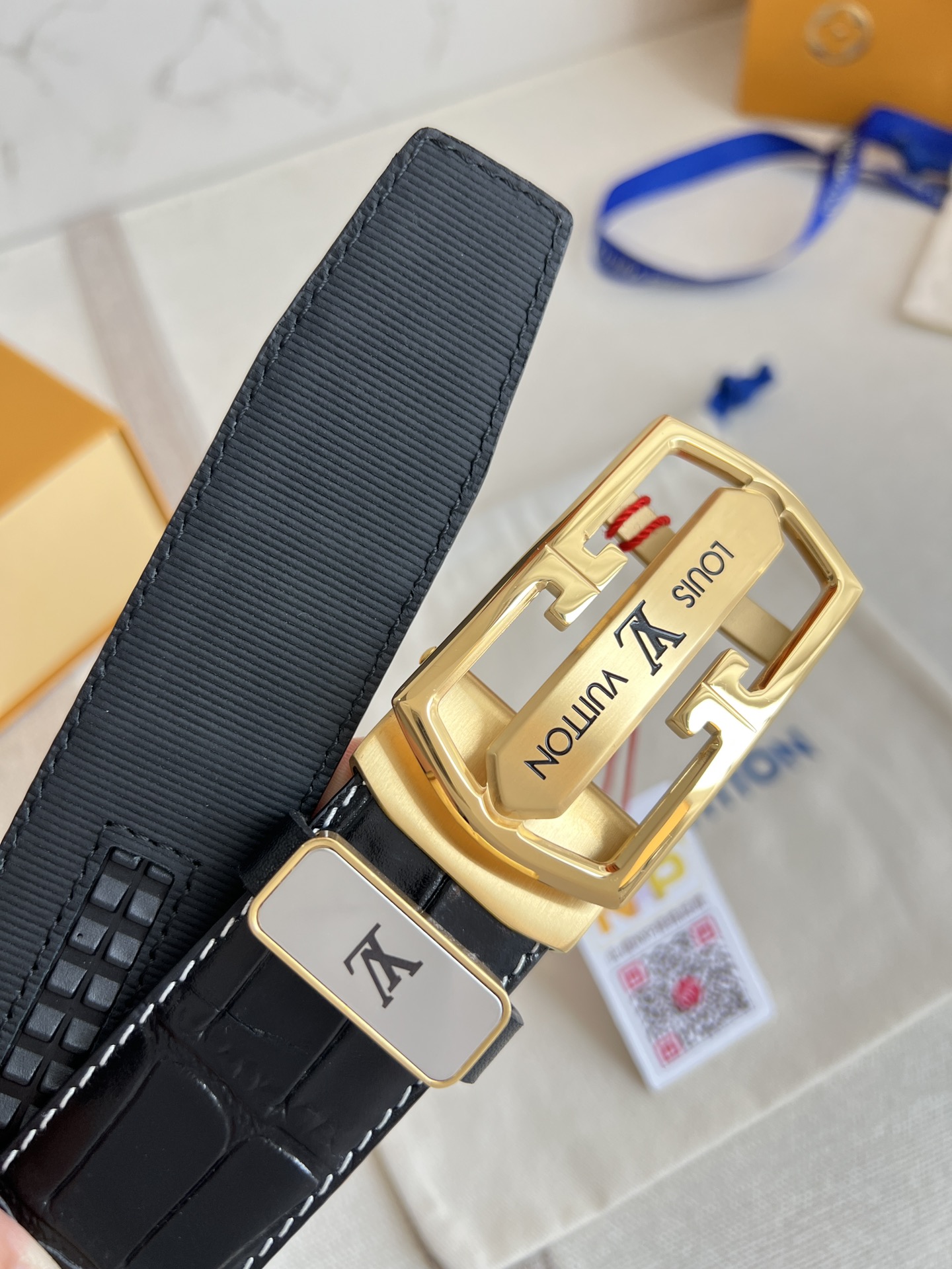 【LOUIS VUITTON】(ルイヴィトン) 3.5cmベルト メンズ-BRAND OFF