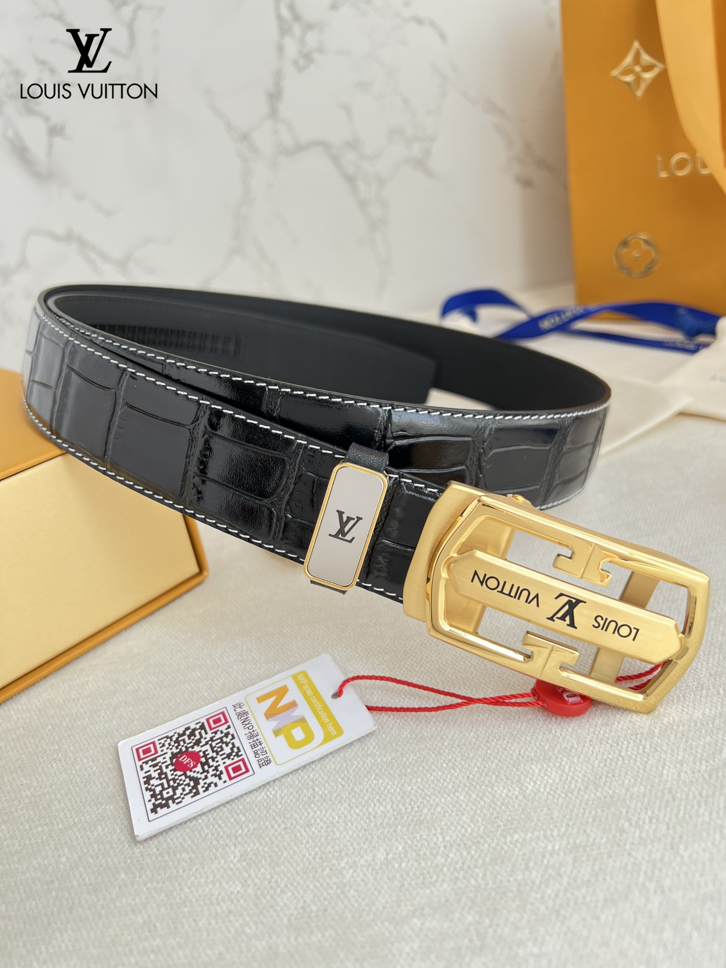 【LOUIS VUITTON】(ルイヴィトン) 3.5cmベルト メンズ-BRAND OFF
