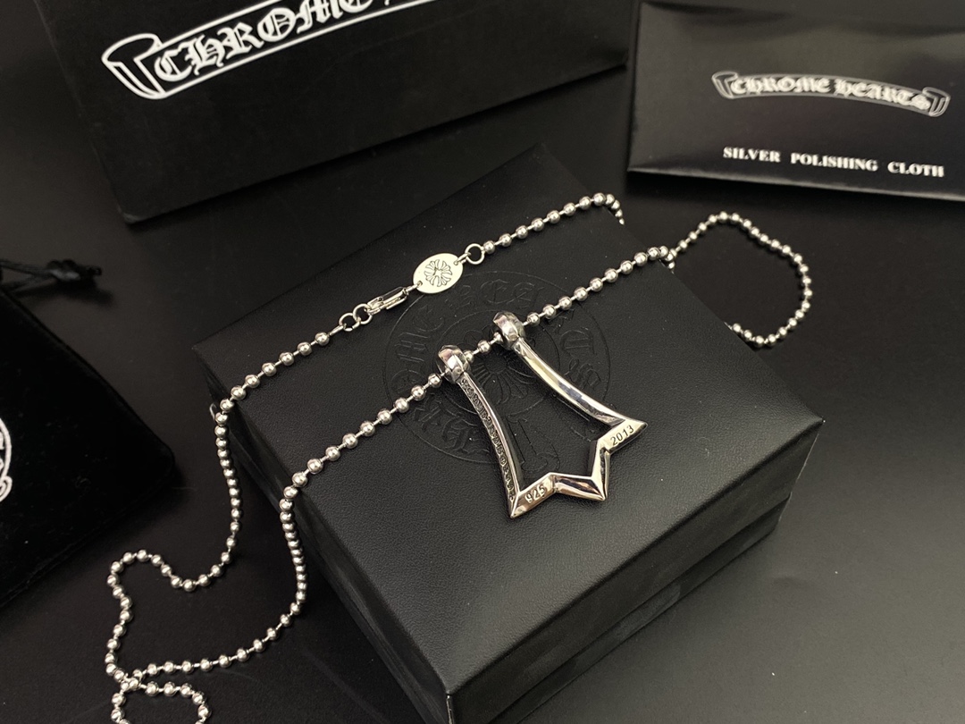 【CHROME HEARTS】ネックレス、新しいネックレス万能シンプルファッションオーナメント240812-BRAND OFF