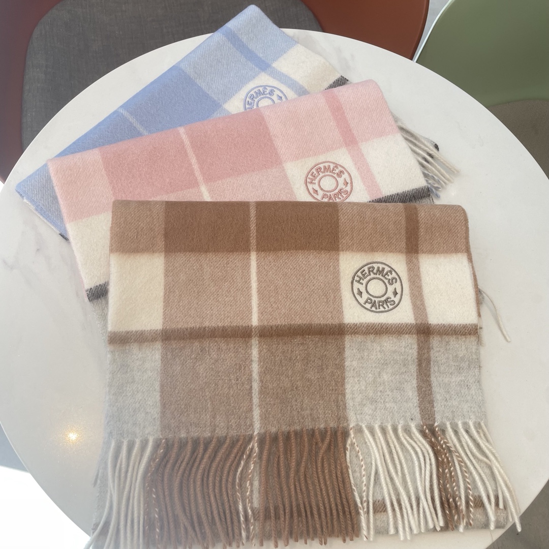 【HERMES エルメス 】スカーフ30*180CM-BRAND OFF