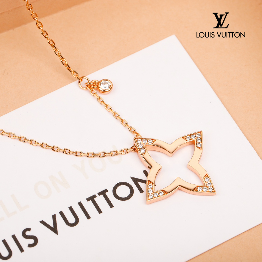 【2026】LV（LOUIS VUITTON）ネックレス、新しいネックレス万能シンプルファッションオーナメント-BRAND OFF