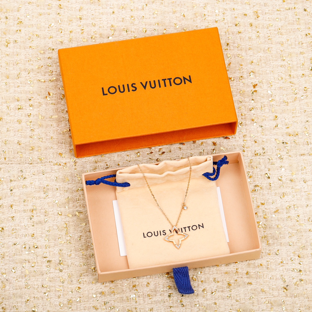 【2026】LV（LOUIS VUITTON）ネックレス、新しいネックレス万能シンプルファッションオーナメント-BRAND OFF
