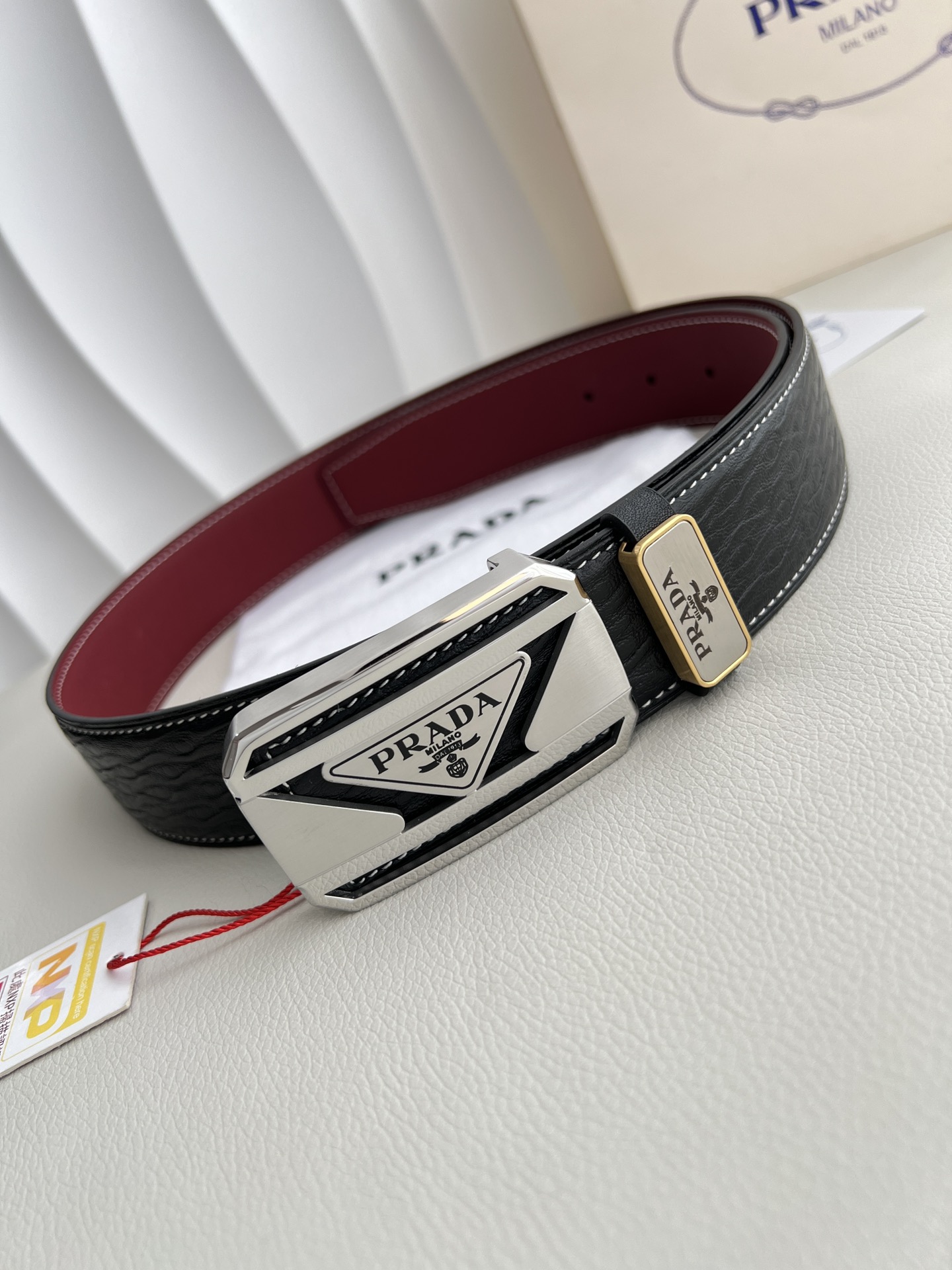 【PRADA】(プラダ) 3.8cmベルト メンズ 240904-BRAND OFF