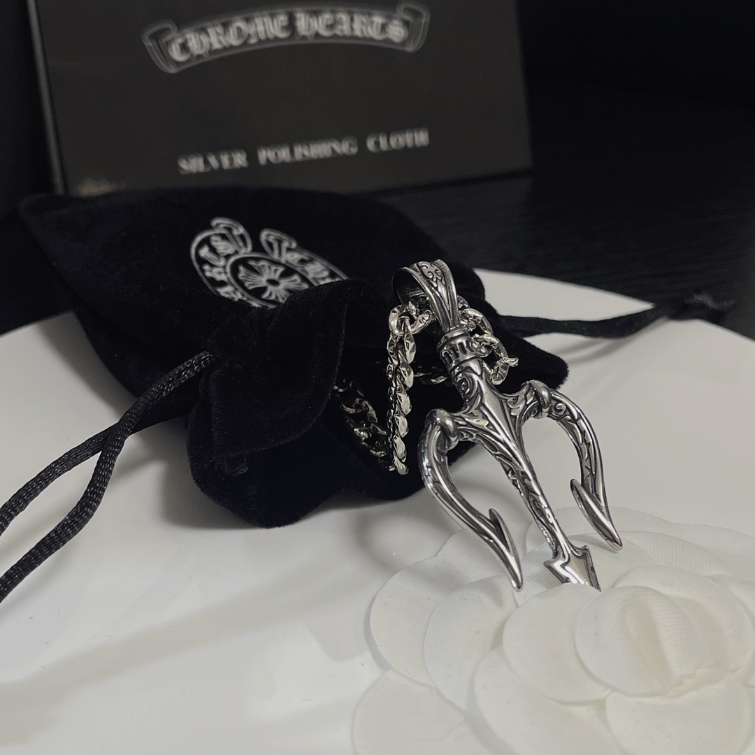 【CHROME HEARTS】ネックレス、新しいネックレス万能シンプルファッションオーナメント  241014-BRAND OFF