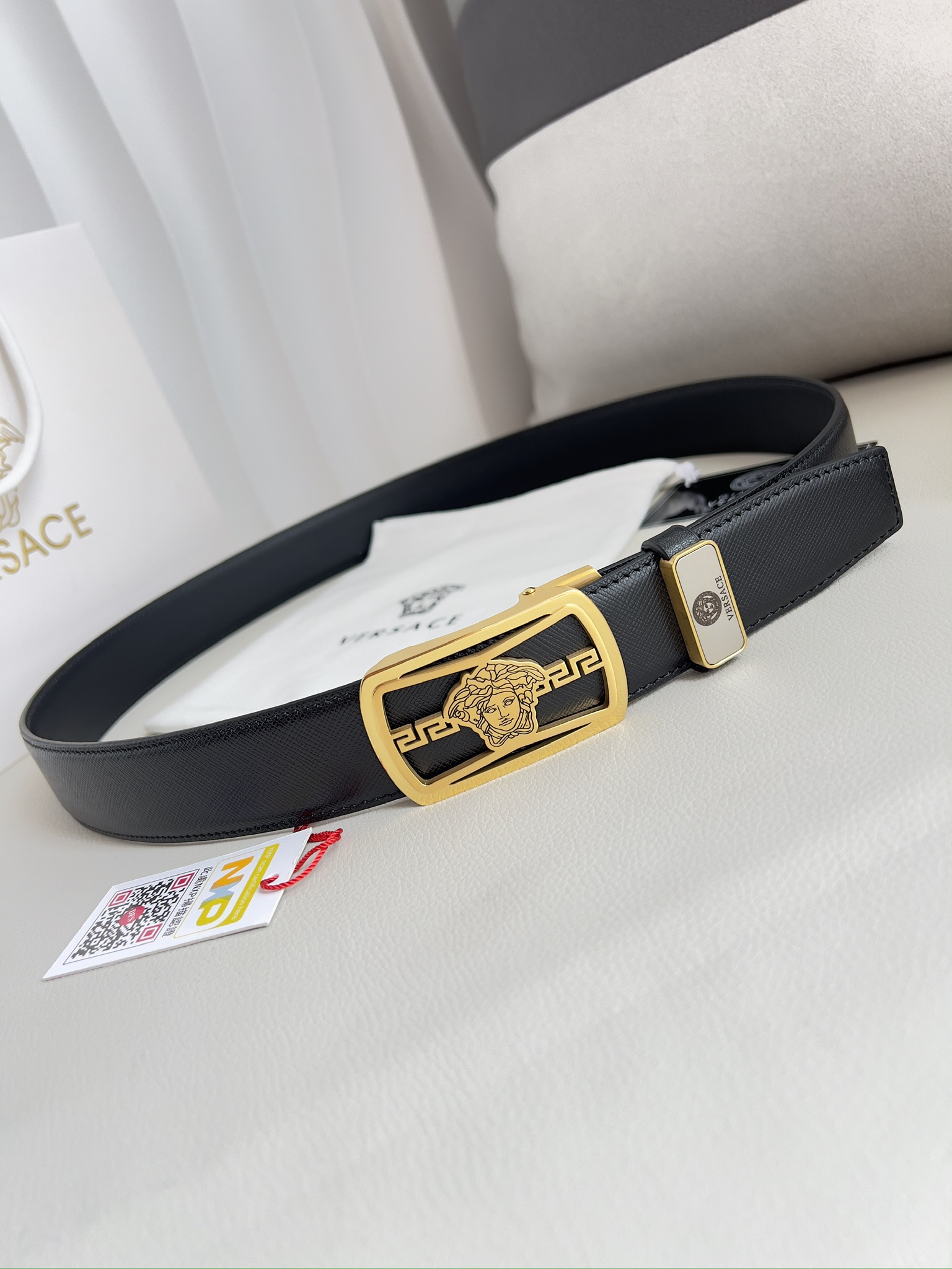 【2026】【VERSACE】(ヴェルサーチ) 3.5cmベルト メンズ 240903-BRAND OFF