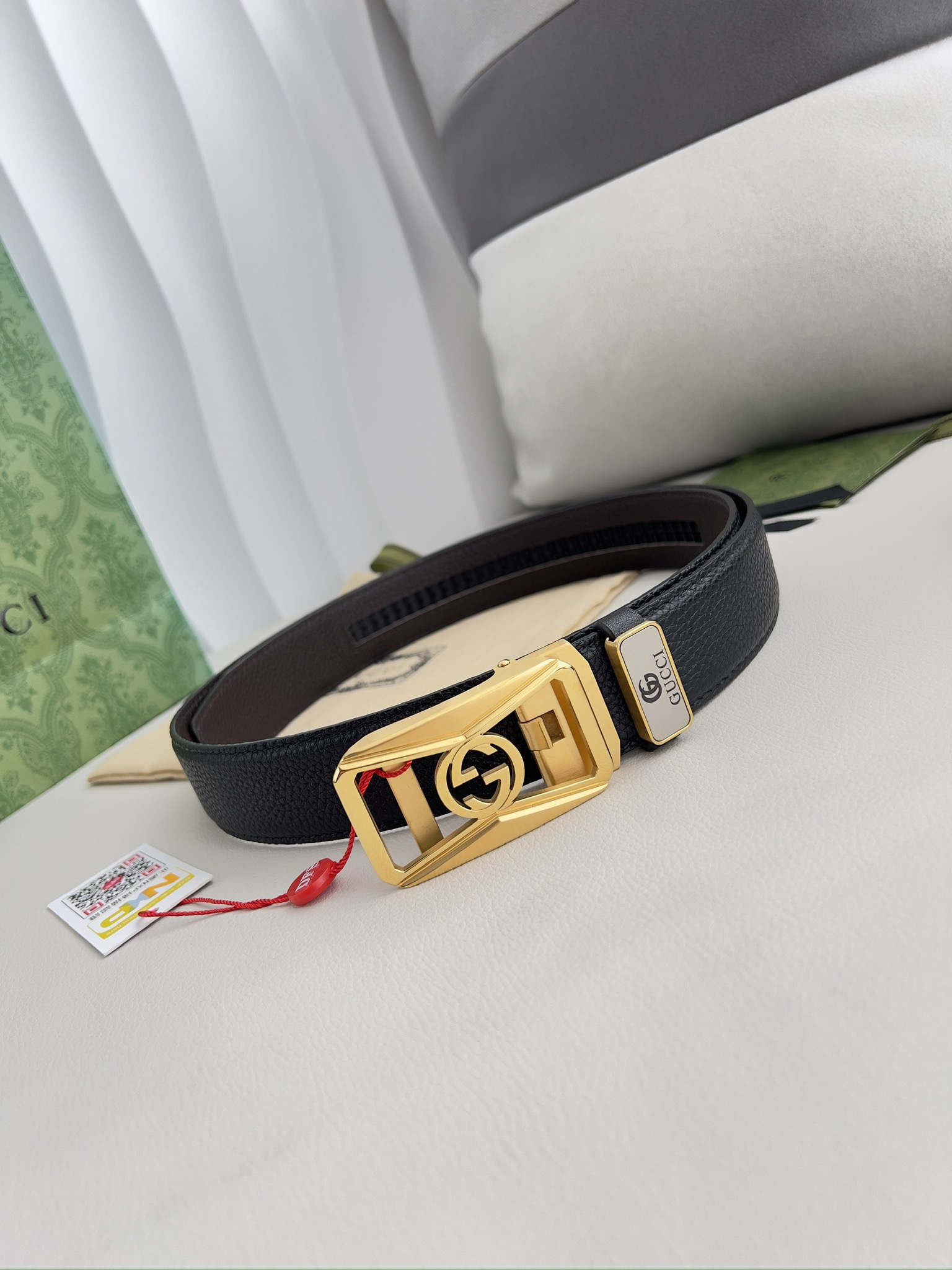 【GUCCI】(グッチ) 3.5cmベルト メンズ-BRAND OFF