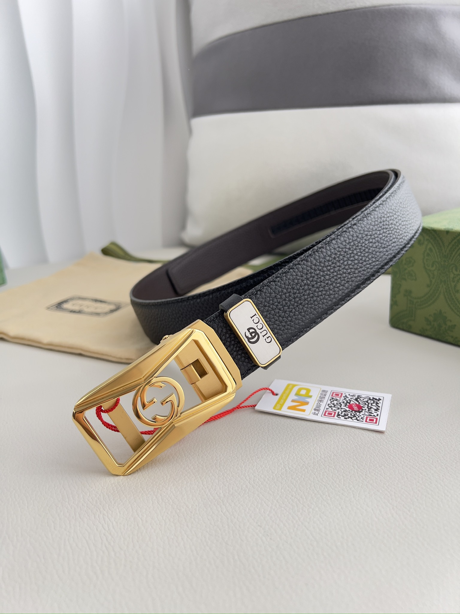 【GUCCI】(グッチ) 3.5cmベルト メンズ-BRAND OFF