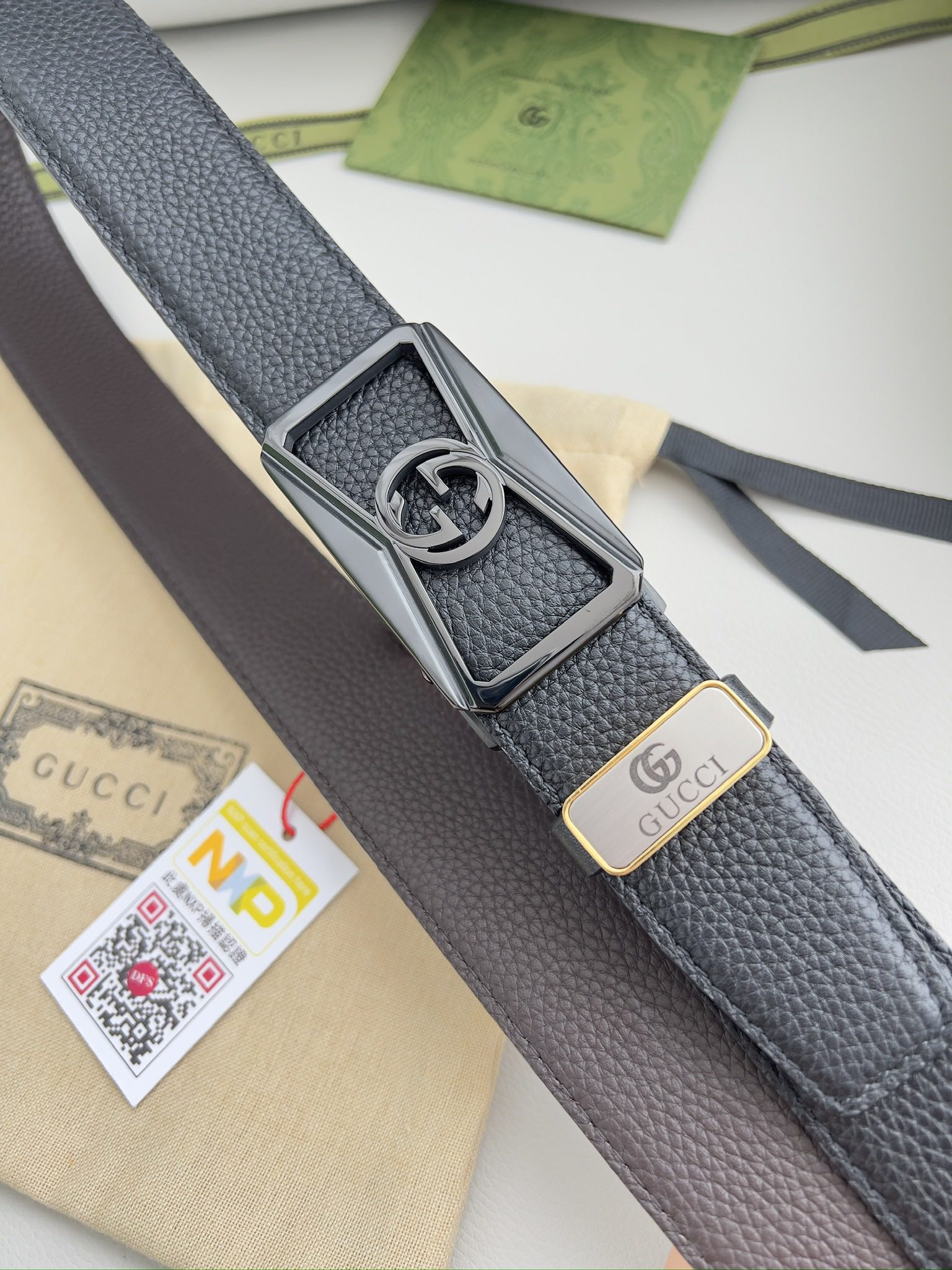 【GUCCI】(グッチ) 3.5cmベルト メンズ-BRAND OFF