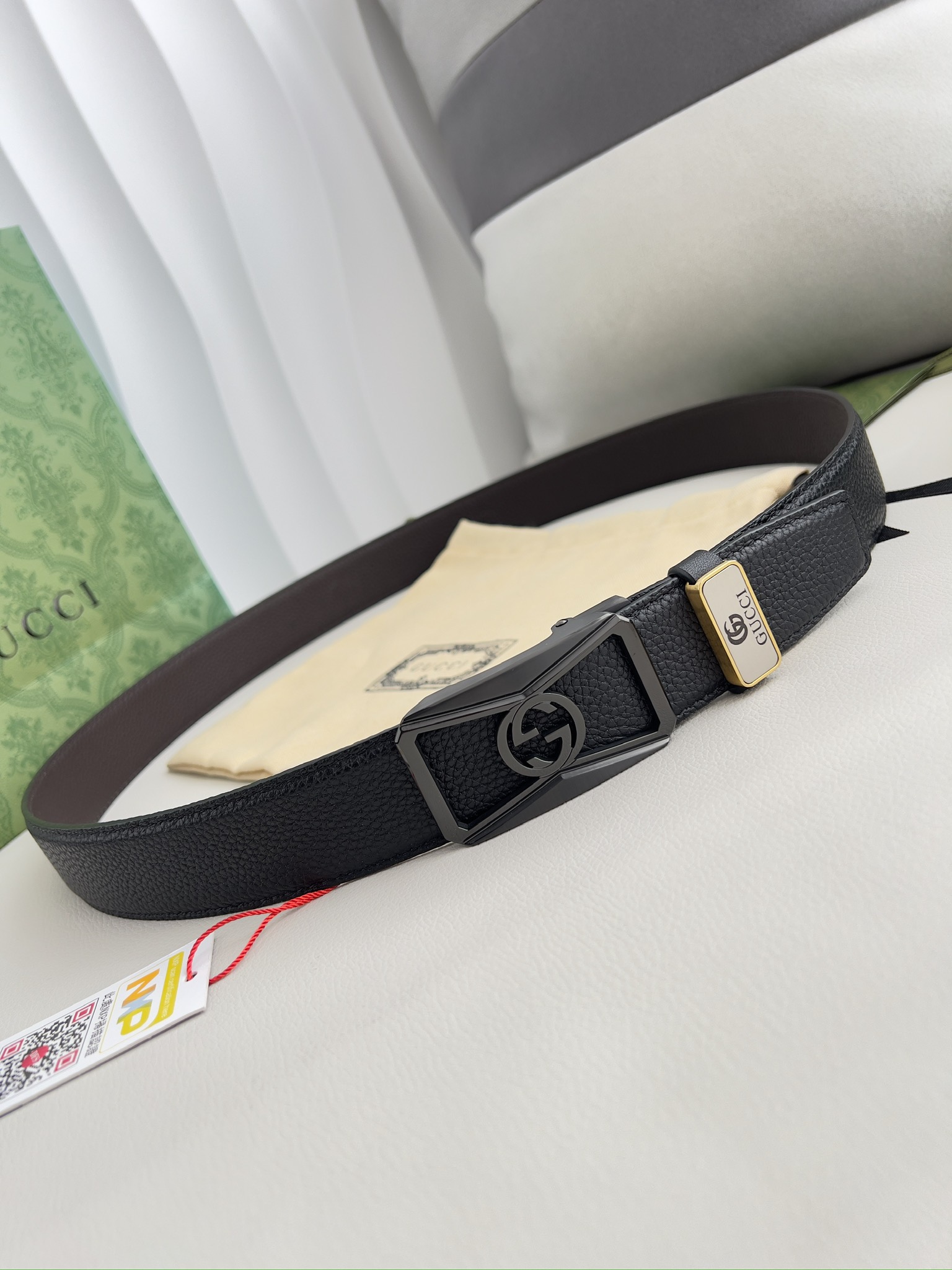 【GUCCI】(グッチ) 3.5cmベルト メンズ-BRAND OFF
