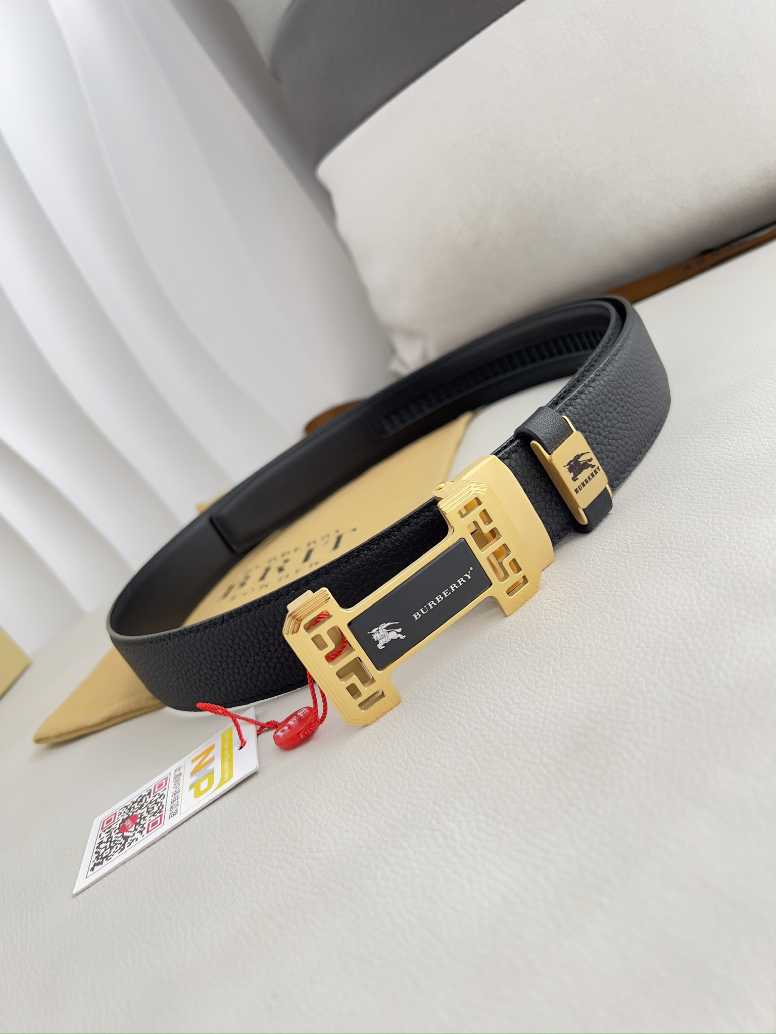 【BURBERRY 】(バーバリー) 3.5cmベルト メンズ 240904-BRAND OFF