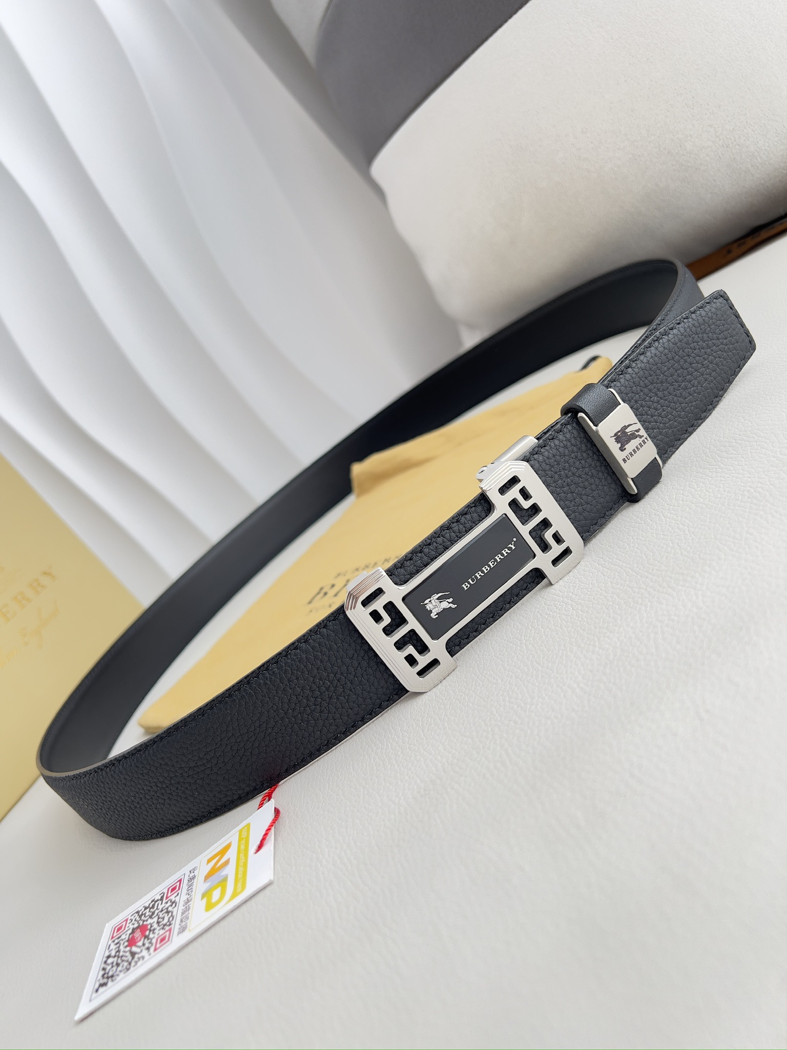 【BURBERRY 】(バーバリー) 3.5cmベルト メンズ 240904-BRAND OFF