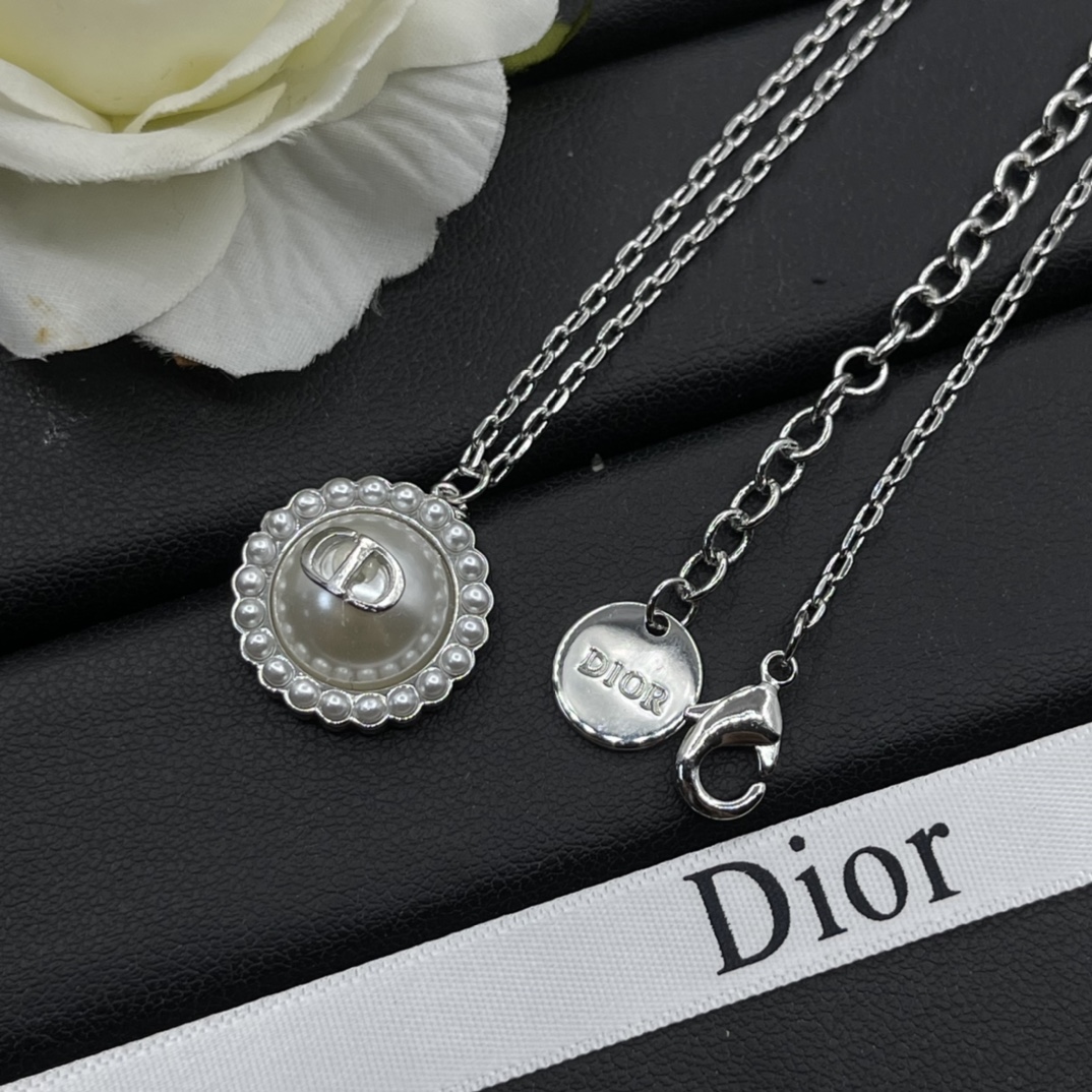 【DIOR】ネックレス、新しいネックレス万能シンプルファッションオーナメント-BRAND OFF