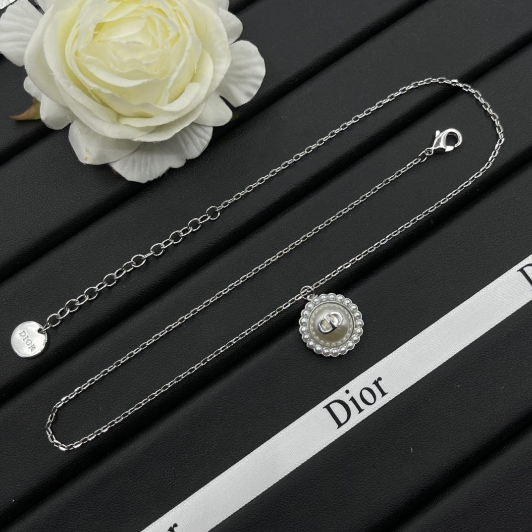 【DIOR】ネックレス、新しいネックレス万能シンプルファッションオーナメント-BRAND OFF