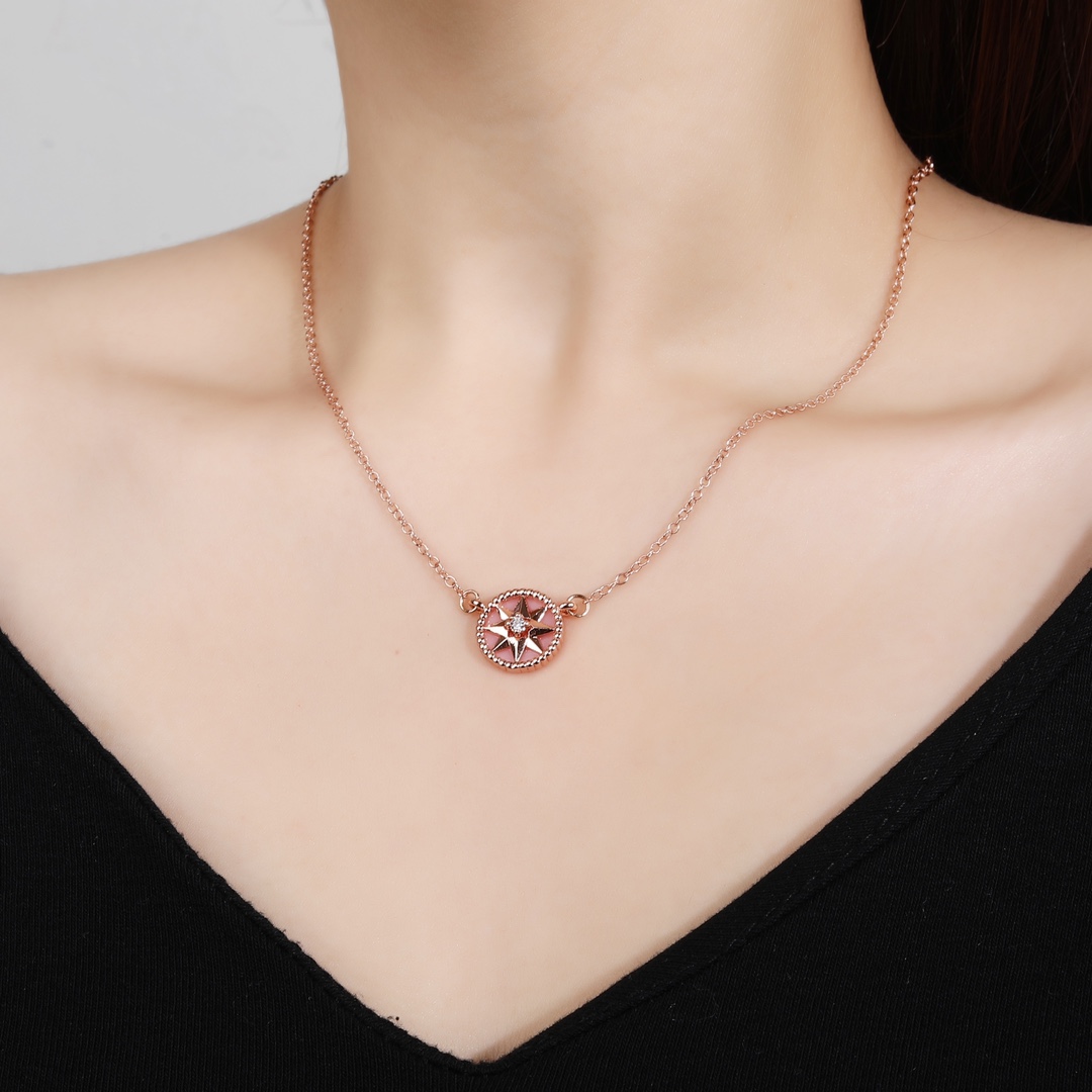 【DIOR】ネックレス、新しいネックレス万能シンプルファッションオーナメント-BRAND OFF