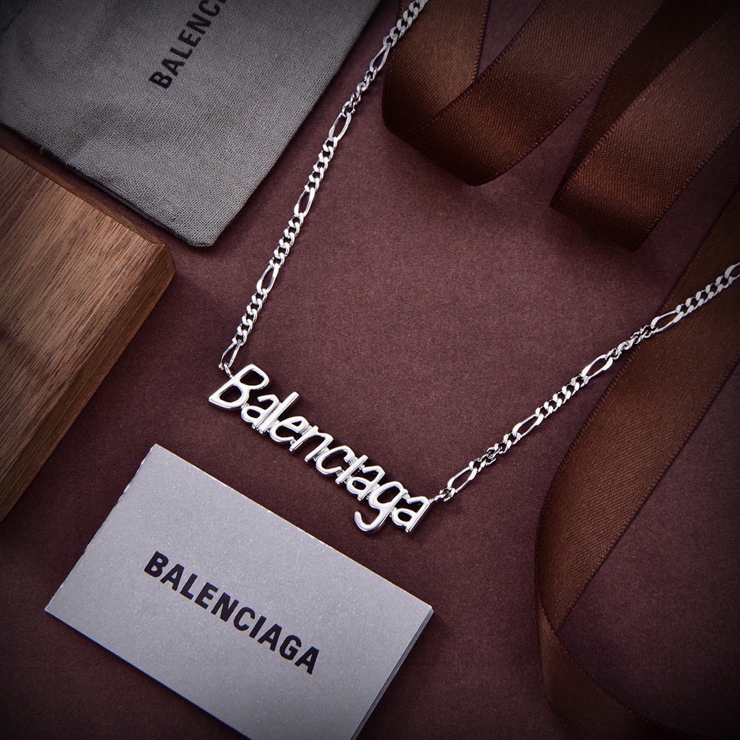 【BALENCIAGA】ネックレス、新しいネックレス万能シンプルファッションオーナメント-BRAND OFF