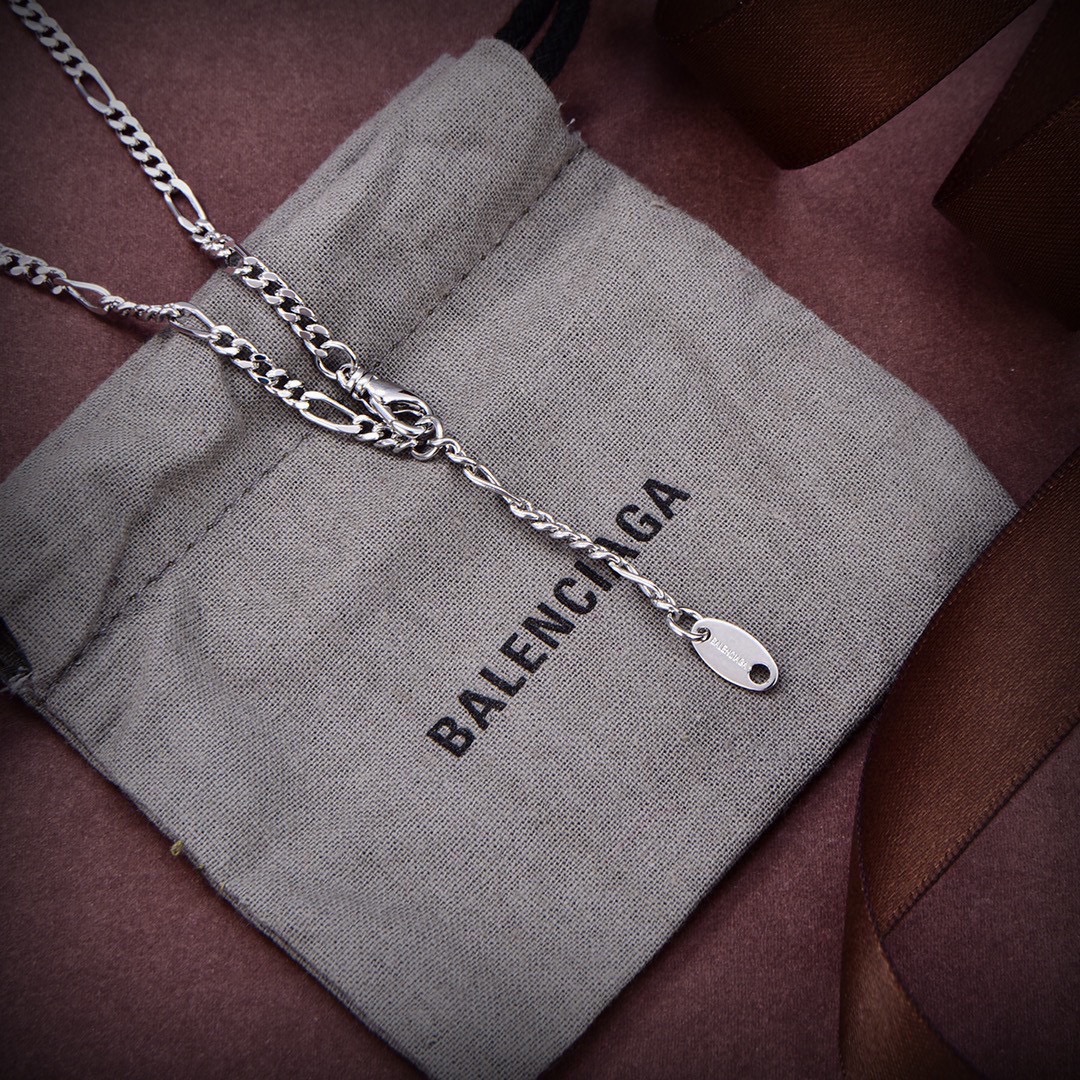 【BALENCIAGA】ネックレス、新しいネックレス万能シンプルファッションオーナメント-BRAND OFF