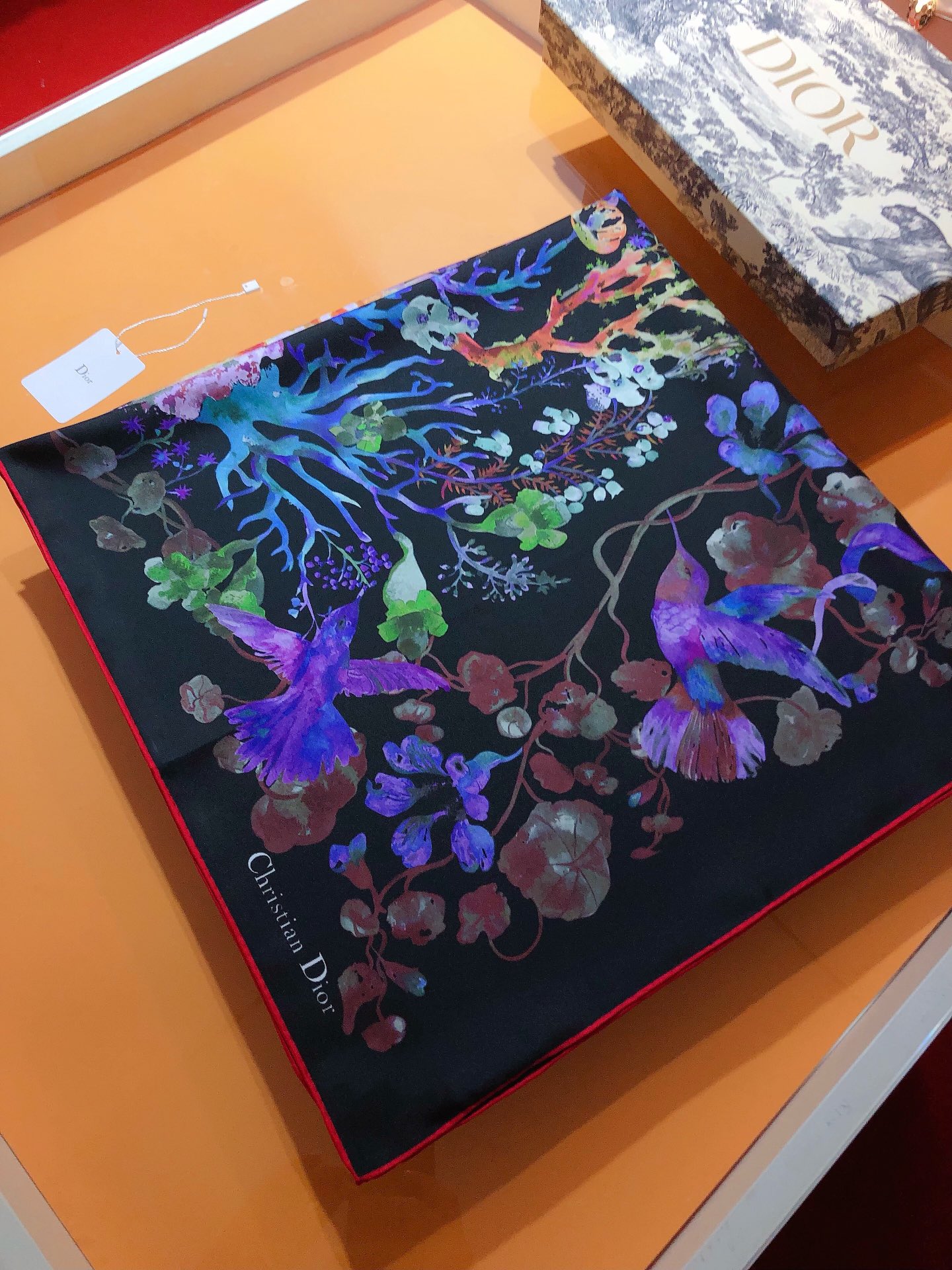 【DIOR  ディオール 】スカーフ90*90cm  241108-BRAND OFF